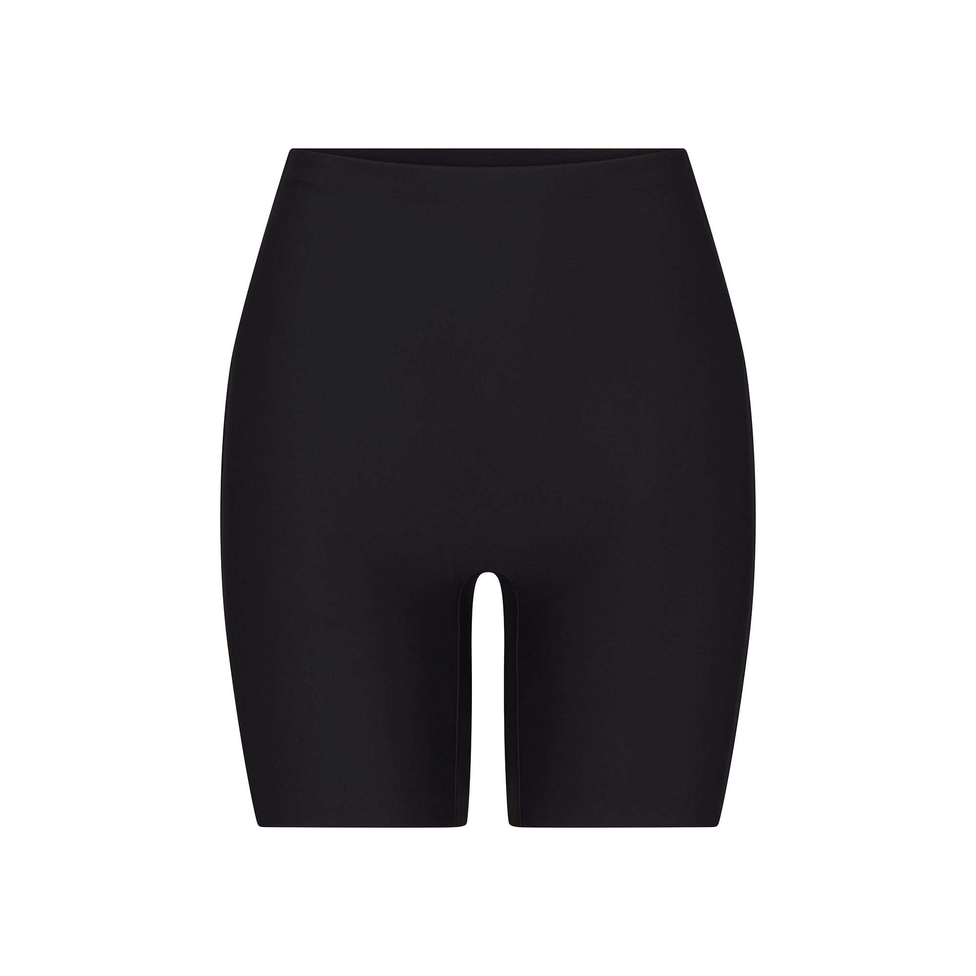 SKIMS BODY BUTT ENHANCING PADDED SHORT | ONYX FLAT ON A WHITE BACKGROUND | FLT | FLT
