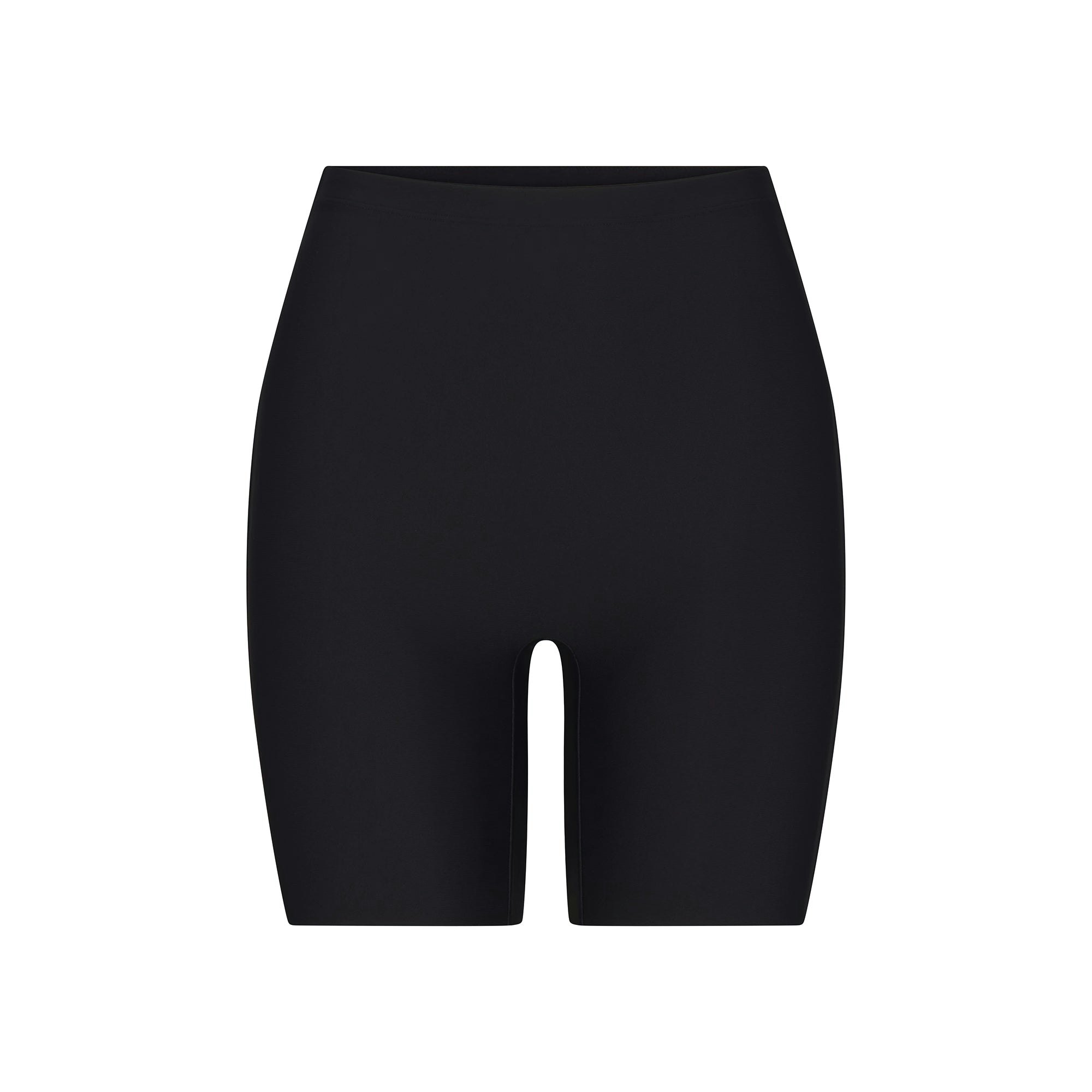 SKIMS BODY BUTT ENHANCING PADDED SHORT | ONYX FLAT ON A WHITE BACKGROUND | FLT | FLT