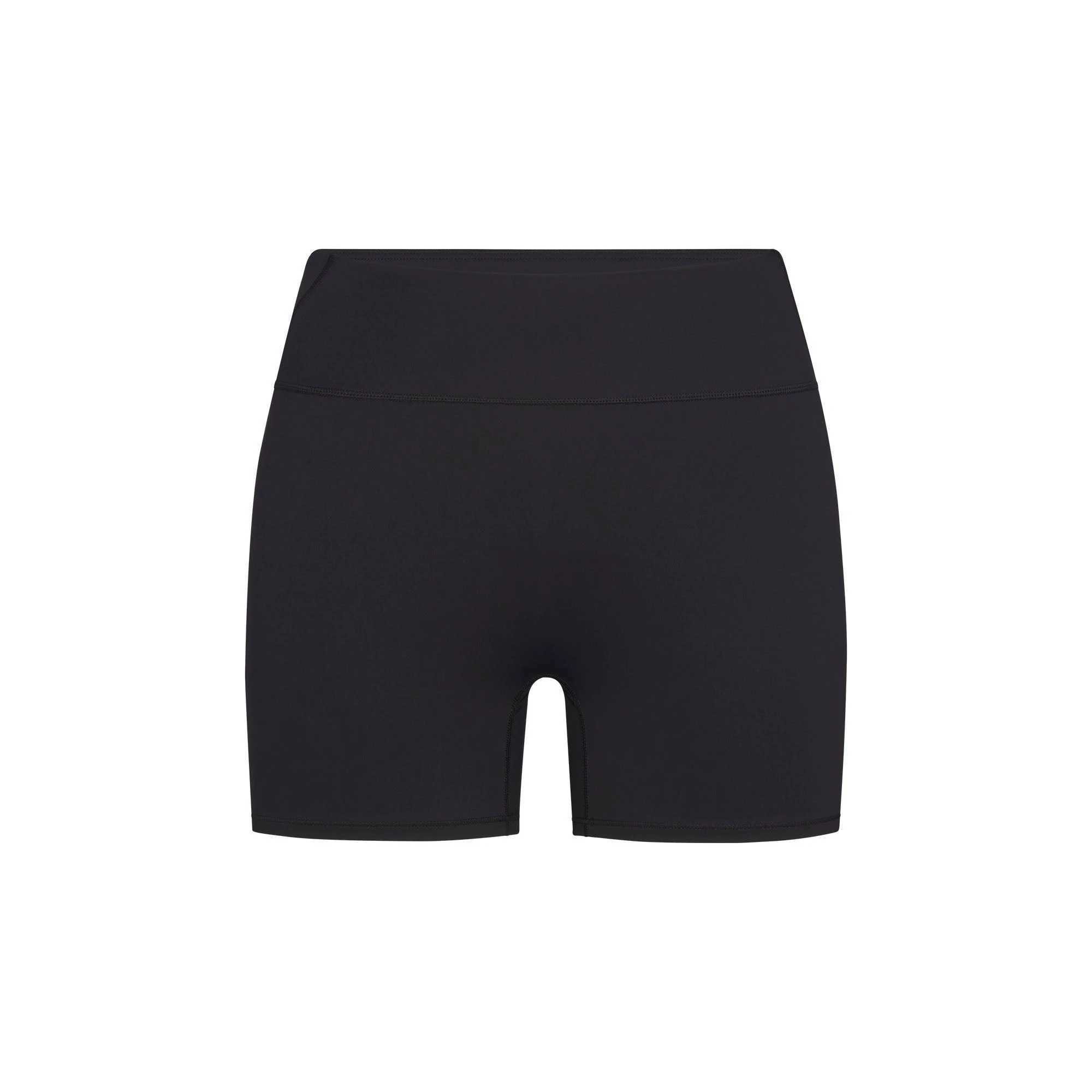 NikeSKIMS MATTE 3" SHORT | OBSIDIAN FLAT ON A WHITE BACKGROUND | FLT