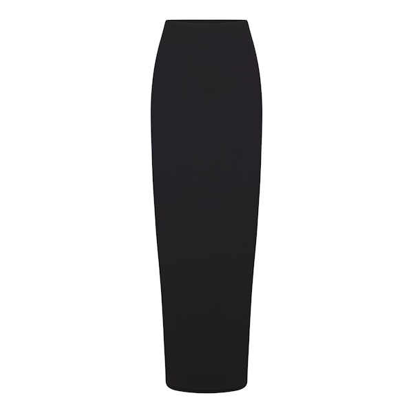 FITS EVERYBODY LONG SKIRT | ONYX (SKIRTS, BOTTOMS) LAYS FLAT ON A WHITE BACKGROUND | FLT