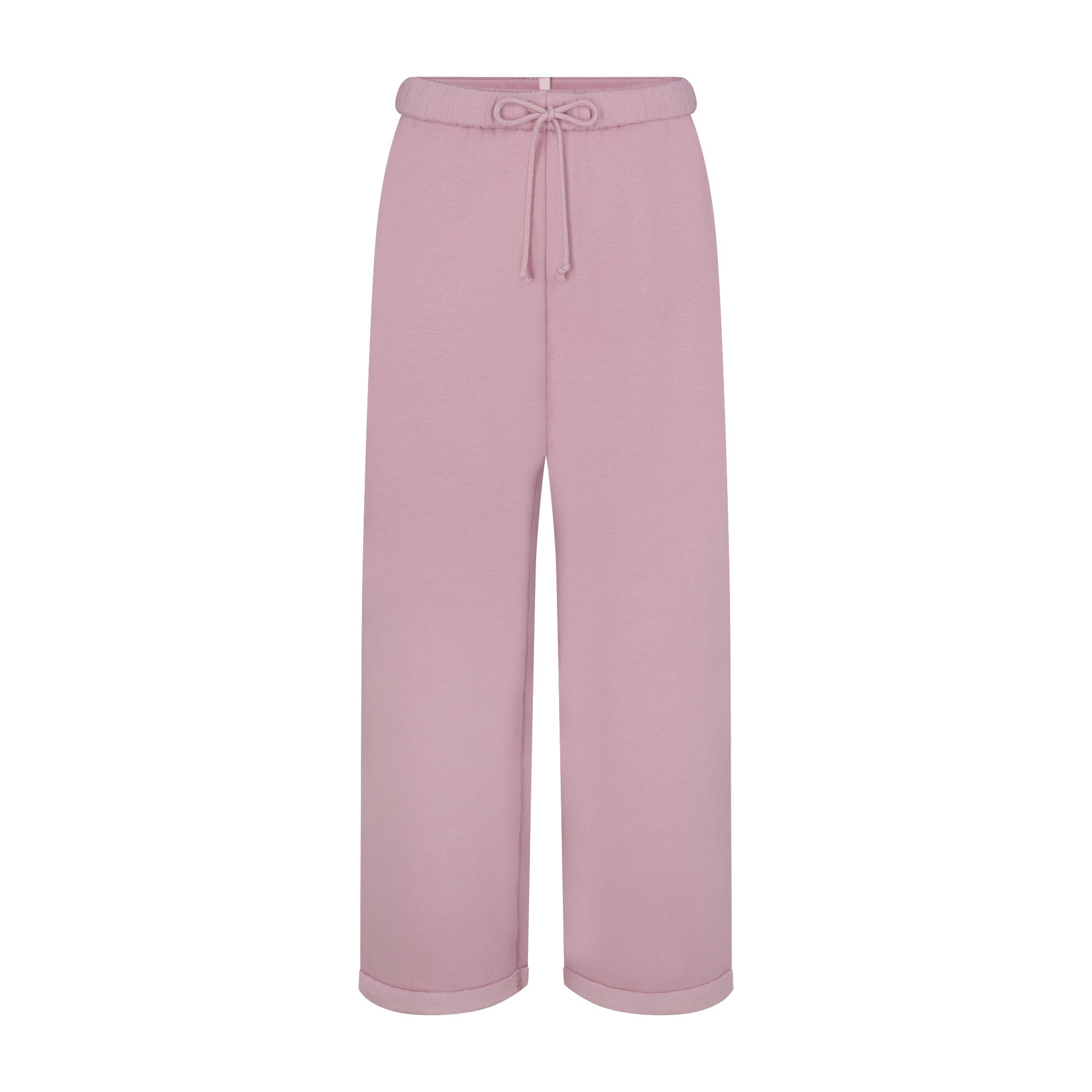 COTTON FLEECE STRAIGHT LEG PANT | DUSK