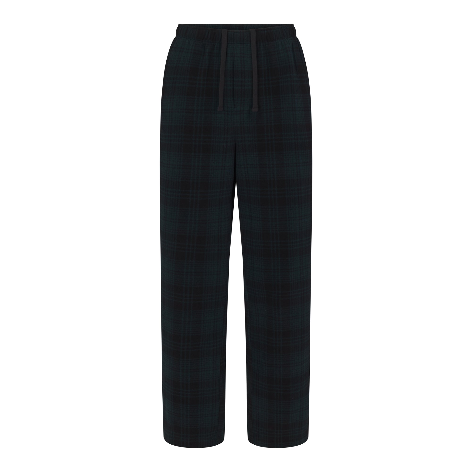 Plaid drawstring pants top