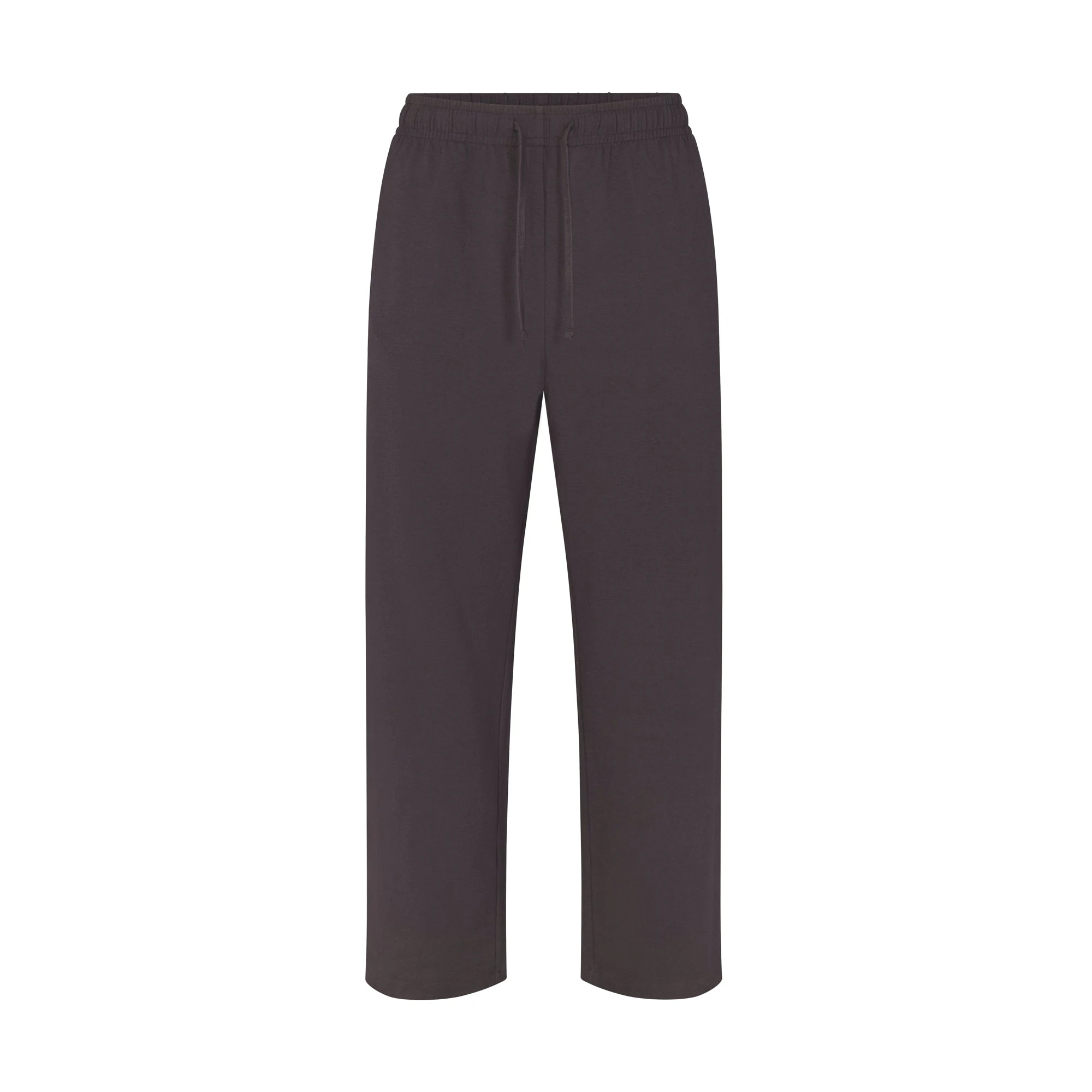 JERSEY LOUNGE MENS RELAXED STRAIGHT LEG PANT | ASH (MENS PANTS, MENS BOTTOMS) LAYS FLAT ON A WHITE BACKGROUND | MODEL FRONT VIEW @ | FOCUS: 0.0, 1.0, 0.9