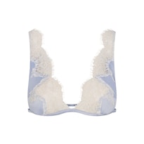 SILK LACE PLUNGE BRALETTE
