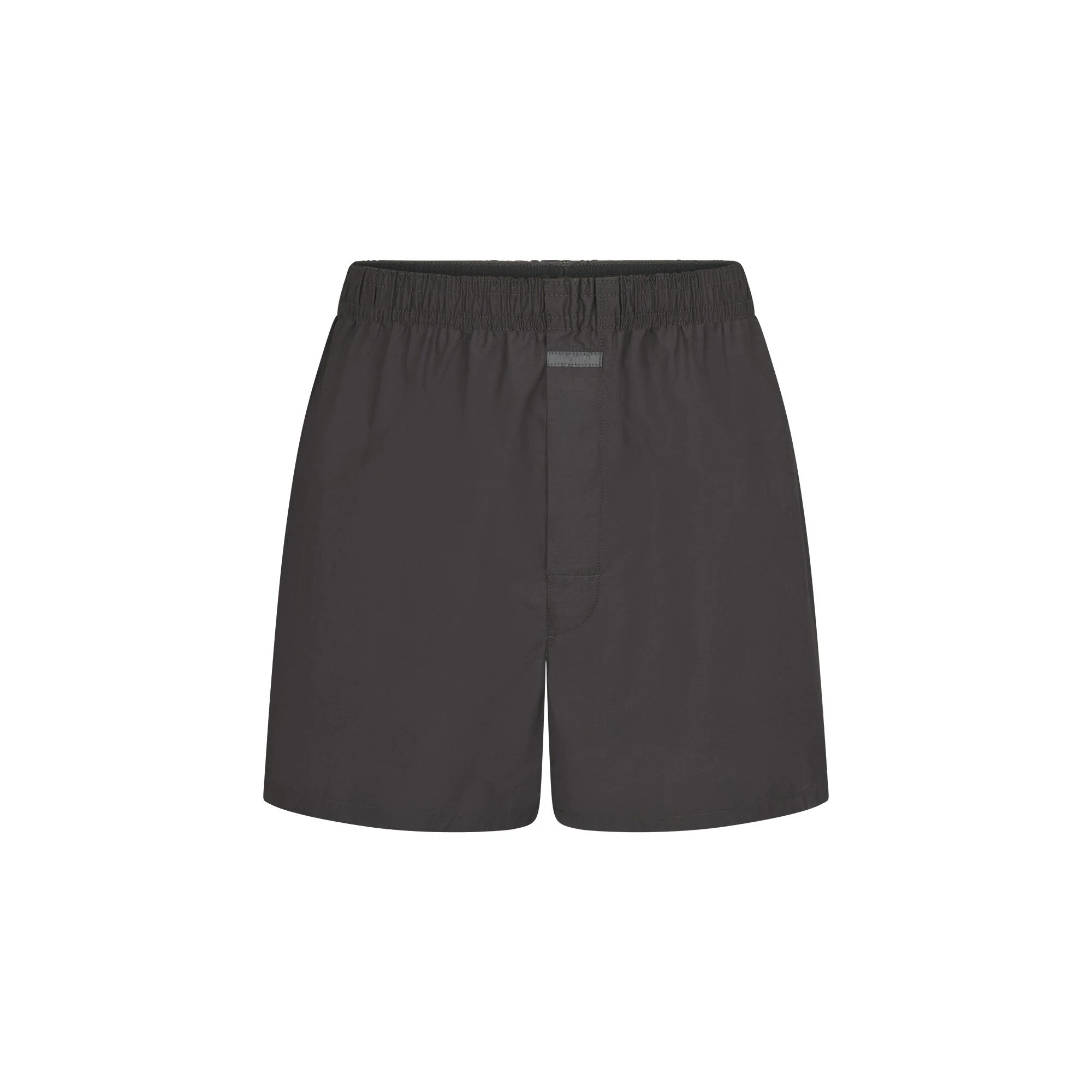 COTTON POPLIN MENS BOXER 3-PACK | ONYX ASH FAIR ISLE ON A MODEL FRONT VIEW