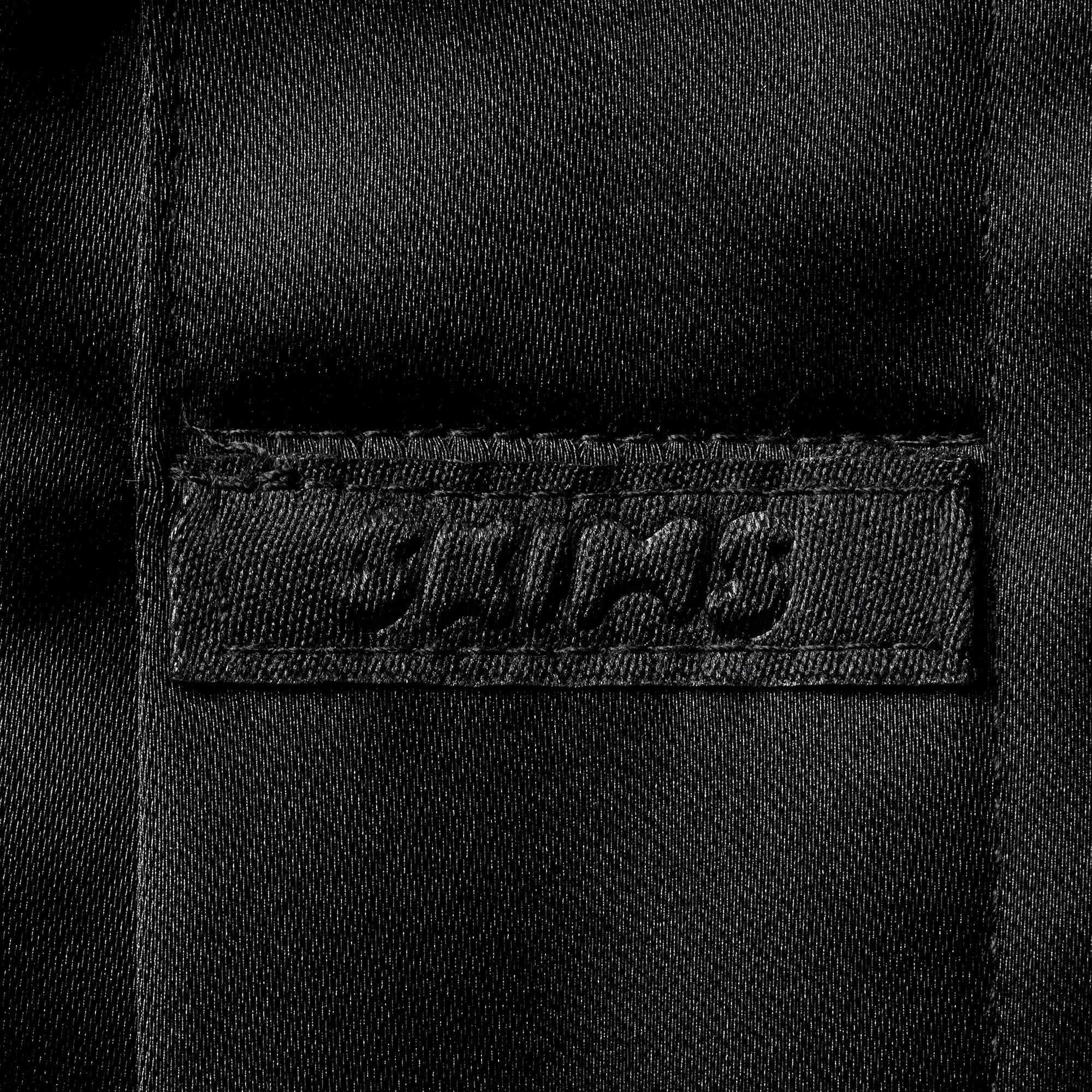 SATEEN SLEEP MENS 3" BOXER SHORT | ONYX ADDITIONAL FABRIC DETAILS