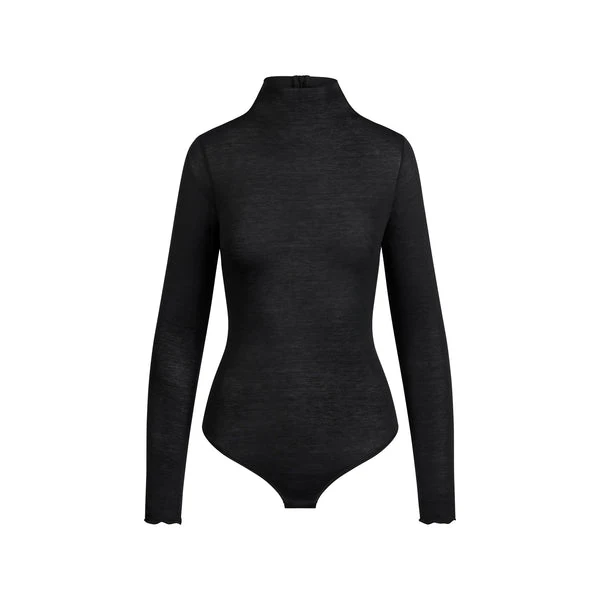 SOFT LOUNGE LONG SLEEVE DRESS | ONYX | SKIMS SOFT LOUNGE LONG SLEEVE DRESS | ONYX | SKIMS