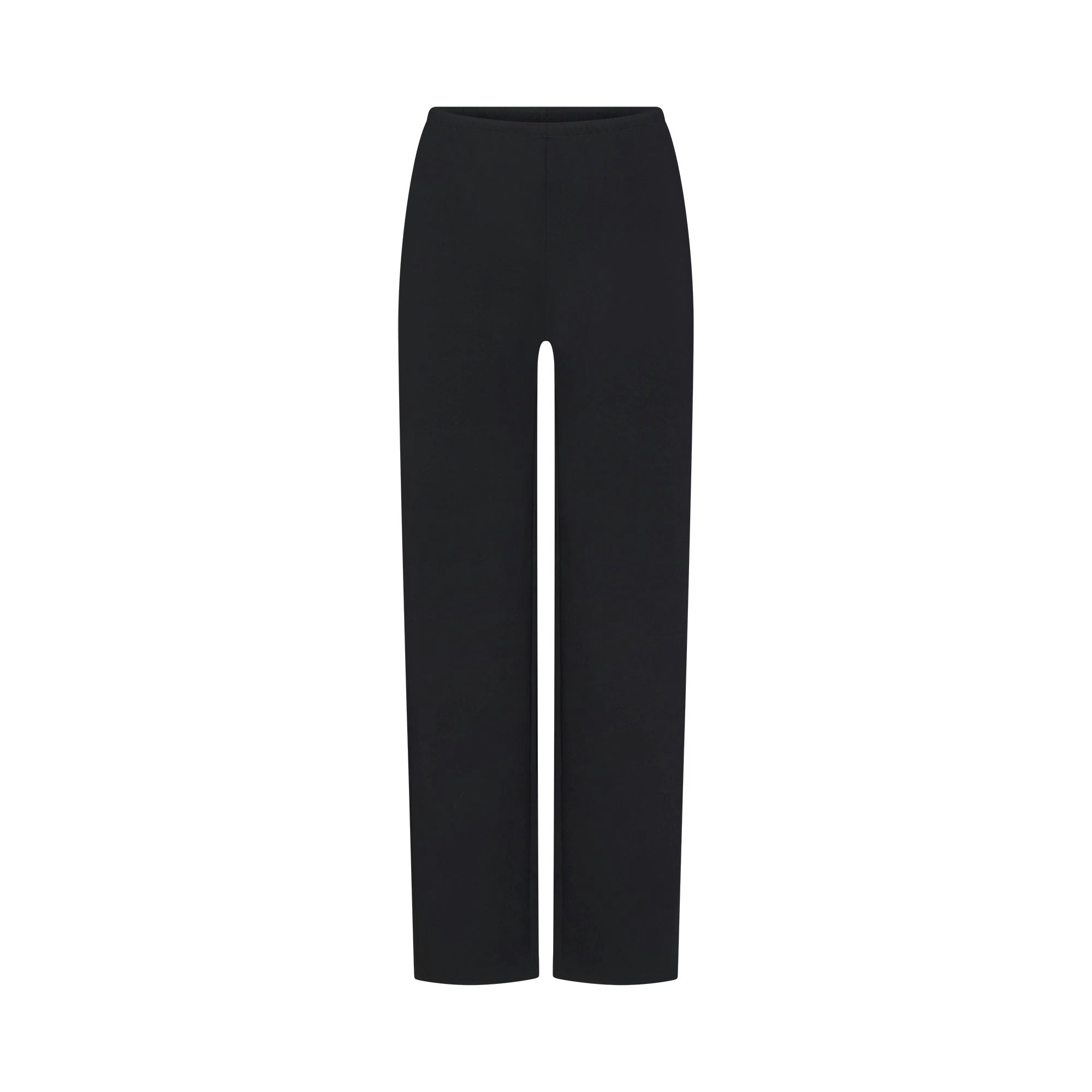 HEAVYWEIGHT CREPE STRAIGHT LEG PANT | OBSIDIAN FLAT ON A WHITE BACKGROUND @ | FOCUS: 0.0, 1.0, 0.9