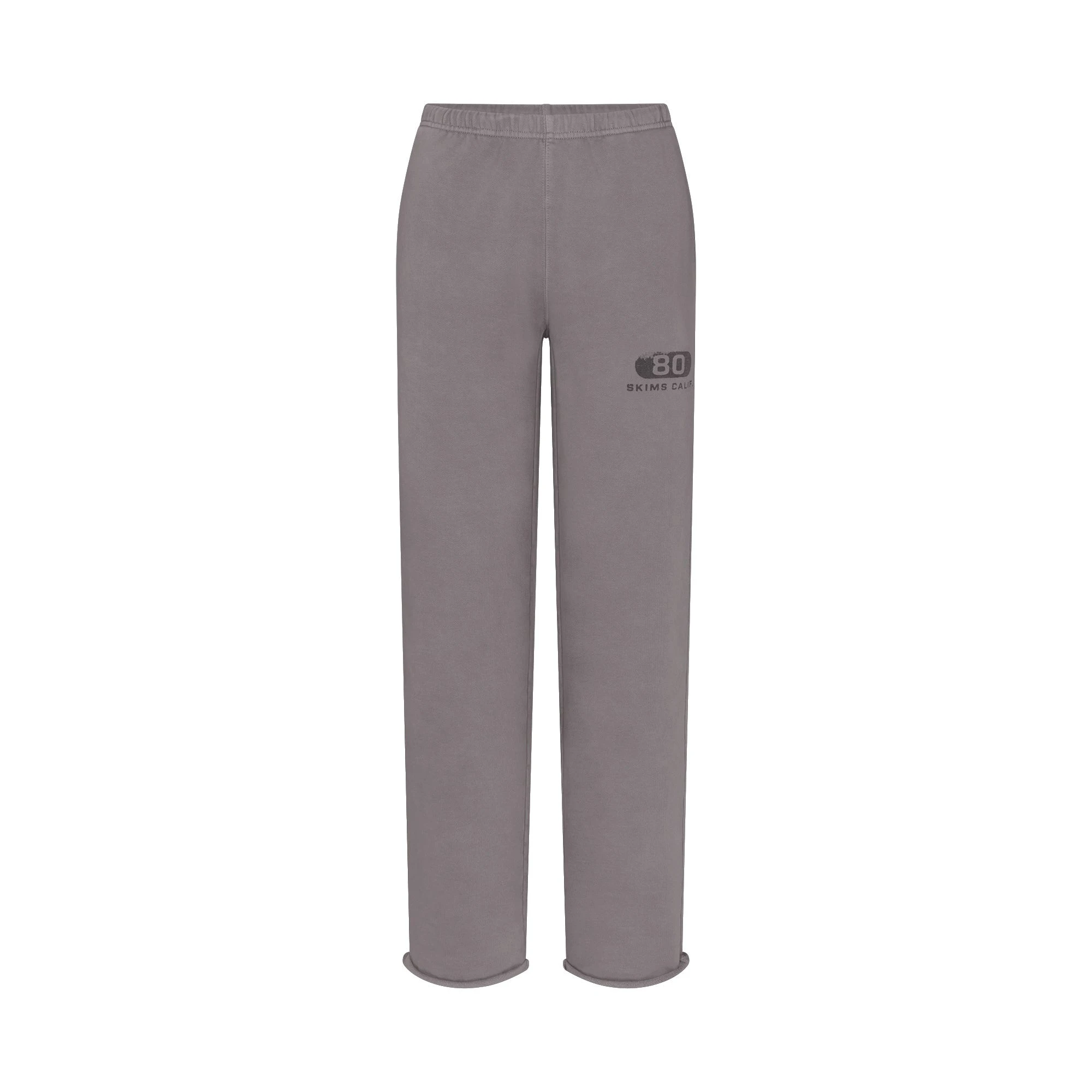 BOYFRIEND FLEECE STRAIGHT LEG PANT | SHADOW EIGHTY SKIMS FLAT ON A WHITE BACKGROUND | FLT