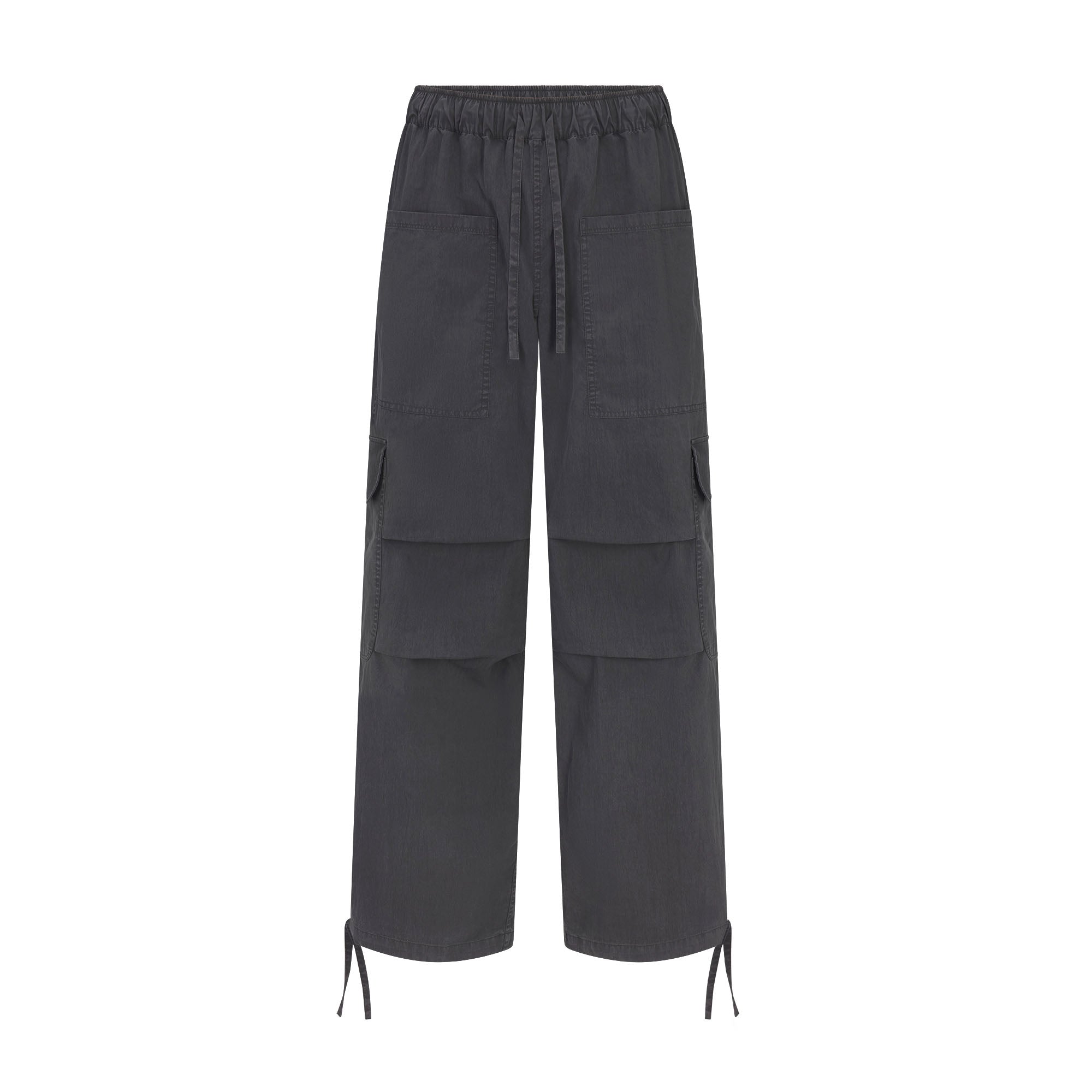 WOVEN MENS CARGO PANT | ASH FLAT ON A WHITE BACKGROUND | FLT