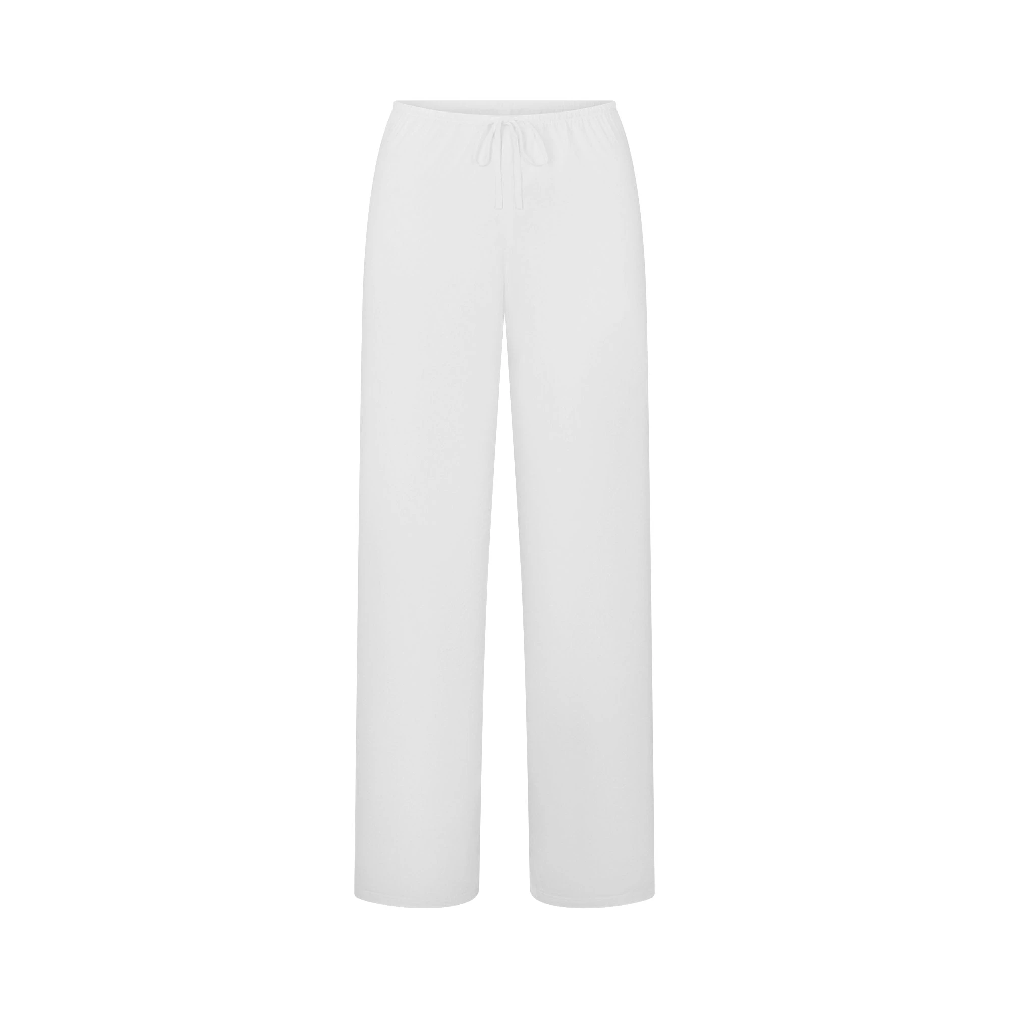 COTTON POPLIN PANT | SNOW FLAT ON A WHITE BACKGROUND | FLT