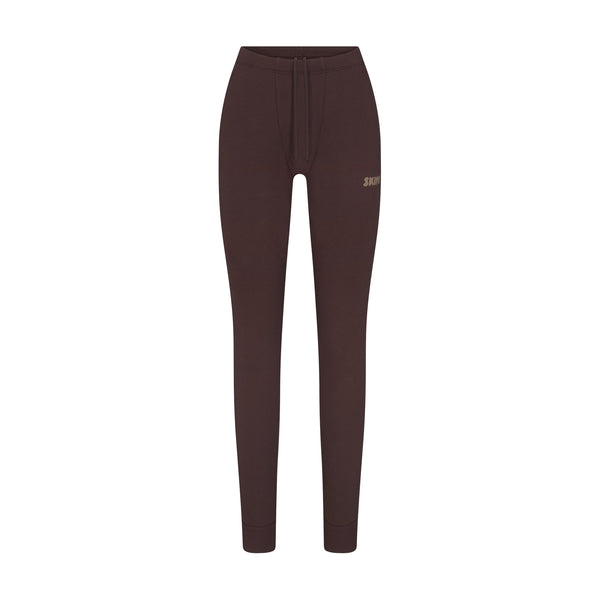 FRENCH TERRY STRAIGHT LEG PANT | ESPRESSO | SKIMS