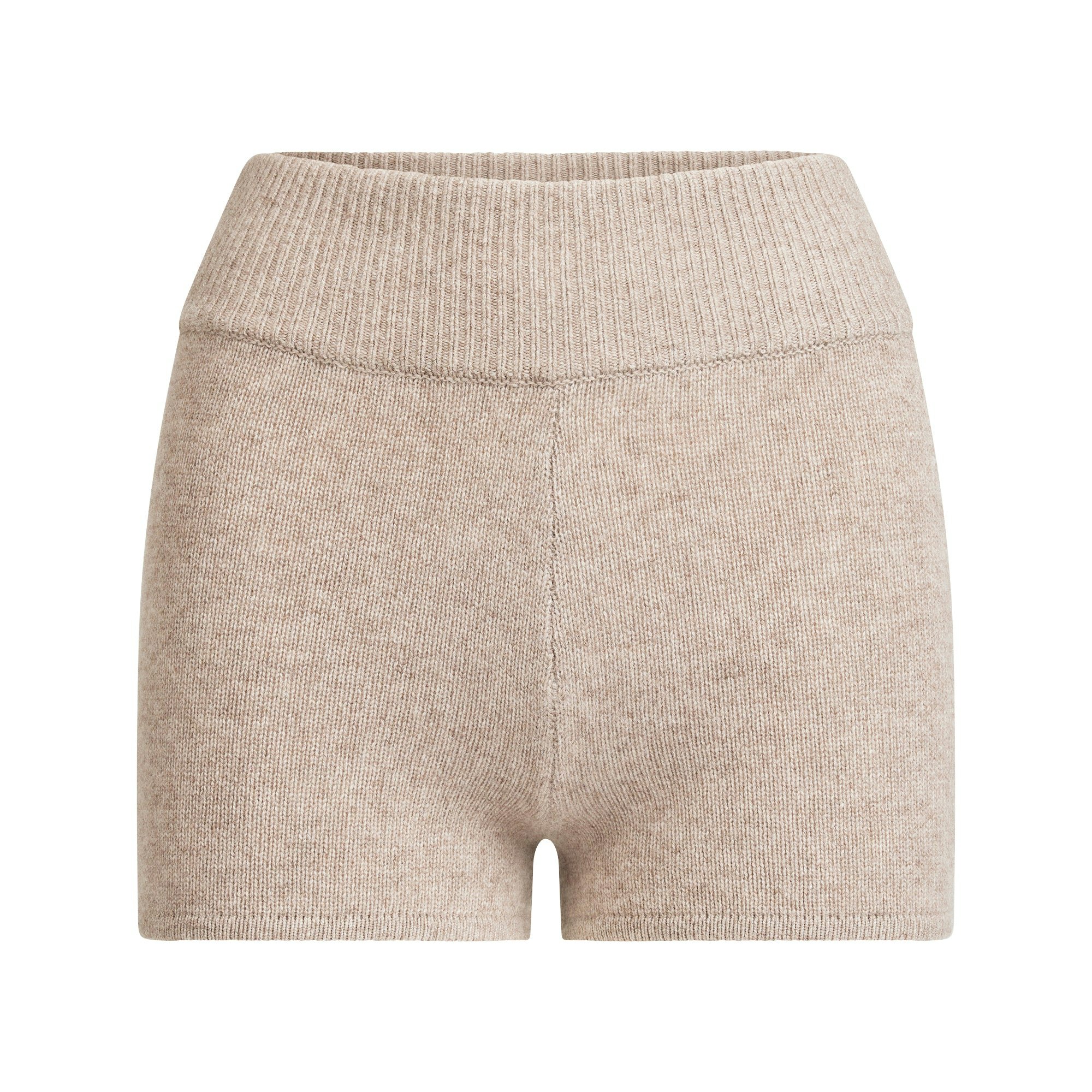 WOOL CASHMERE HOT SHORT | LINEN FLAT ON A WHITE BACKGROUND | FLT