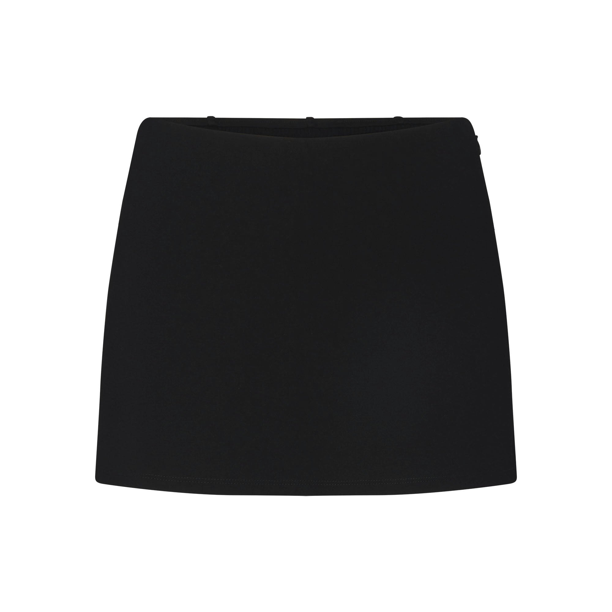THE ESSENTIAL COLLECTION MINI SKORT | OBSIDIAN FLAT ON A WHITE BACKGROUND | FLT