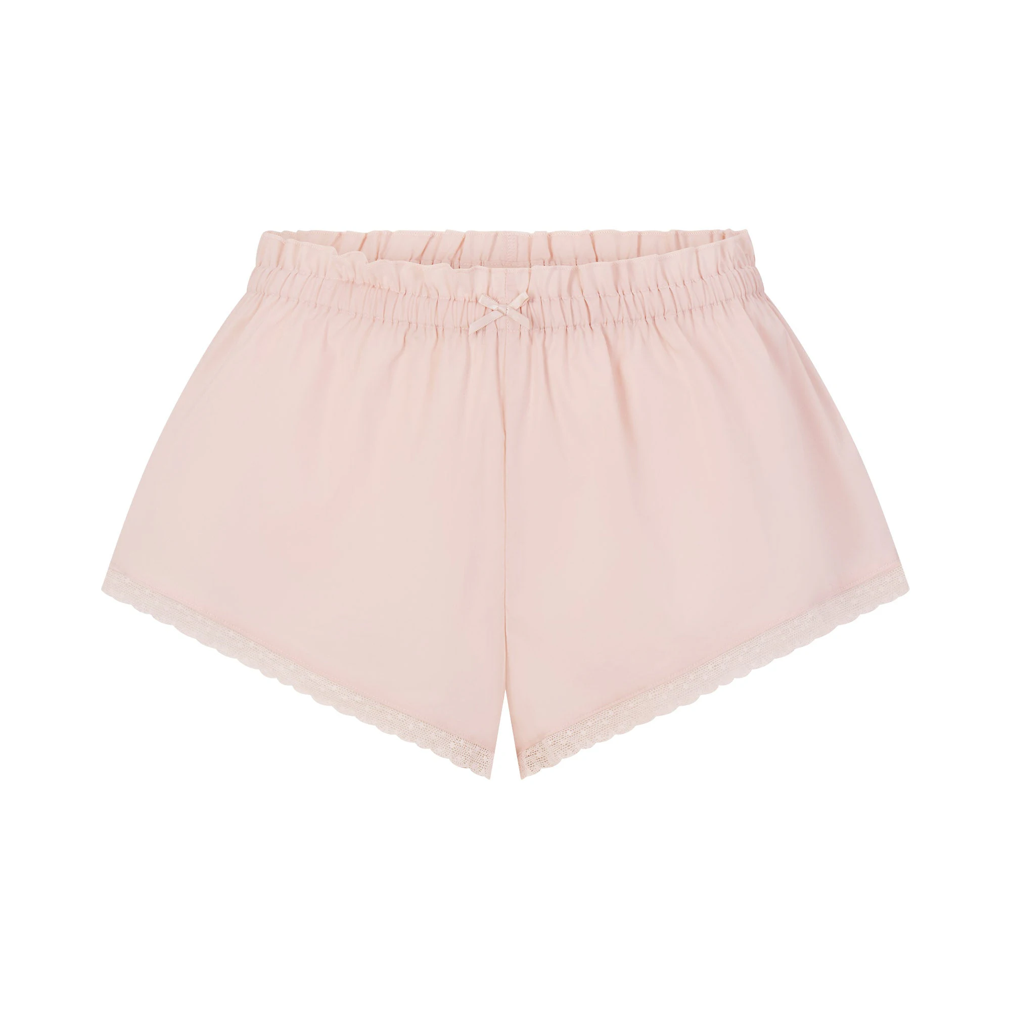 COTTON POPLIN SHORT | DUSTY PINK FLAT ON A WHITE BACKGROUND | FLT