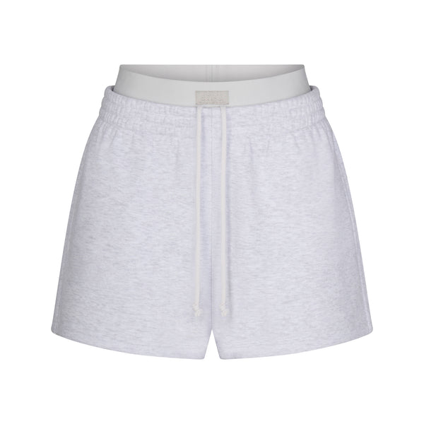 OUTDOOR HEAVY JERSEY LONG SHORT | FROST | SKIMS
