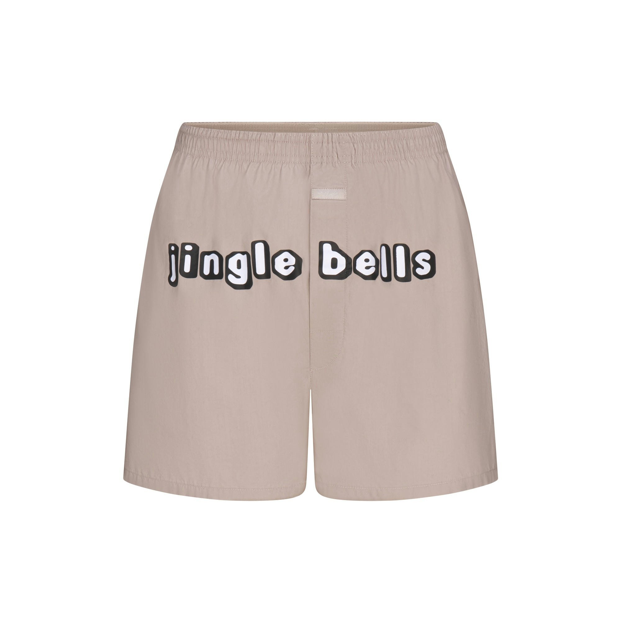 CACTUS PLANT FLEA MARKET X SKIMS COTTON POPLIN MENS BOXER 3-PACK | JINGLE BELLS MULTI FLAT ON A WHITE BACKGROUND | FLT