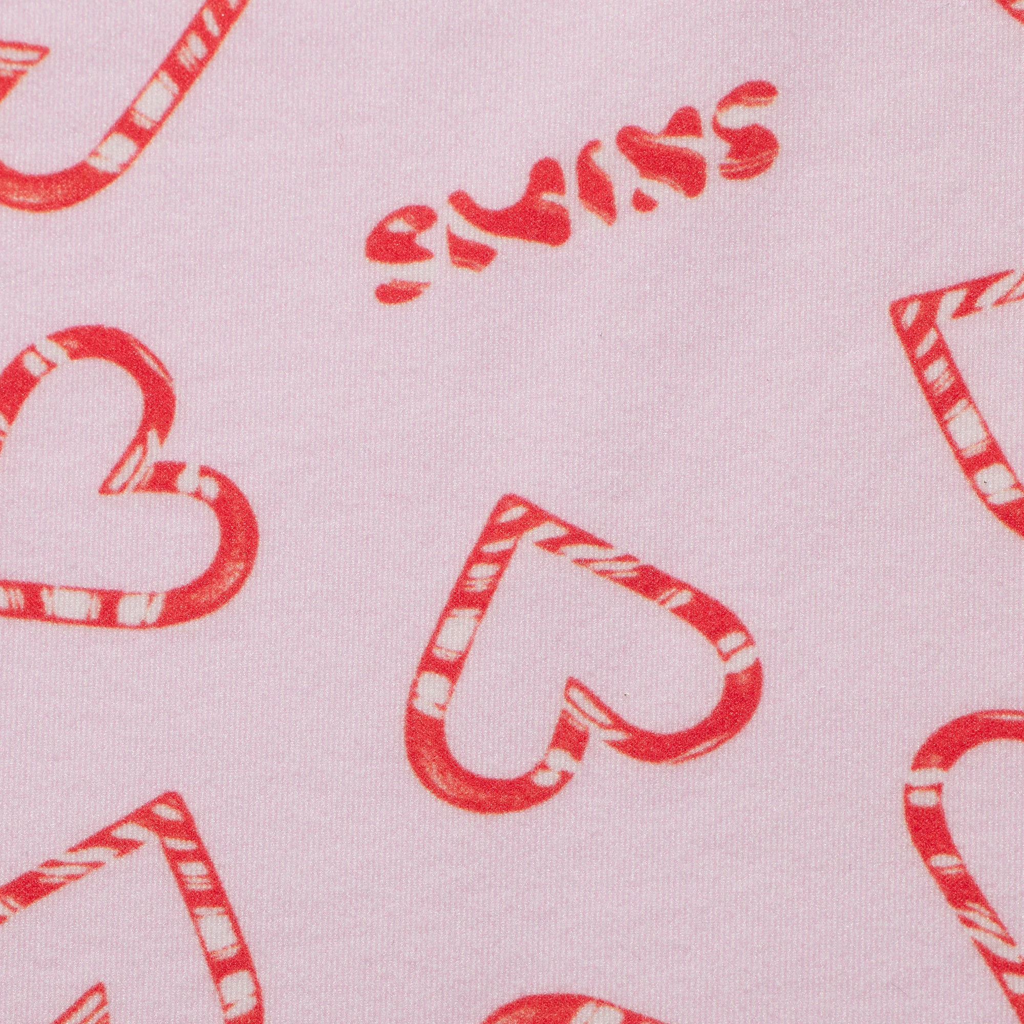 FITS EVERYBODY LACE SCOOP BRALETTE | CHERRY BLOSSOM CANDY HEART PRINT ADDITIONAL FABRIC DETAILS | about this fabric