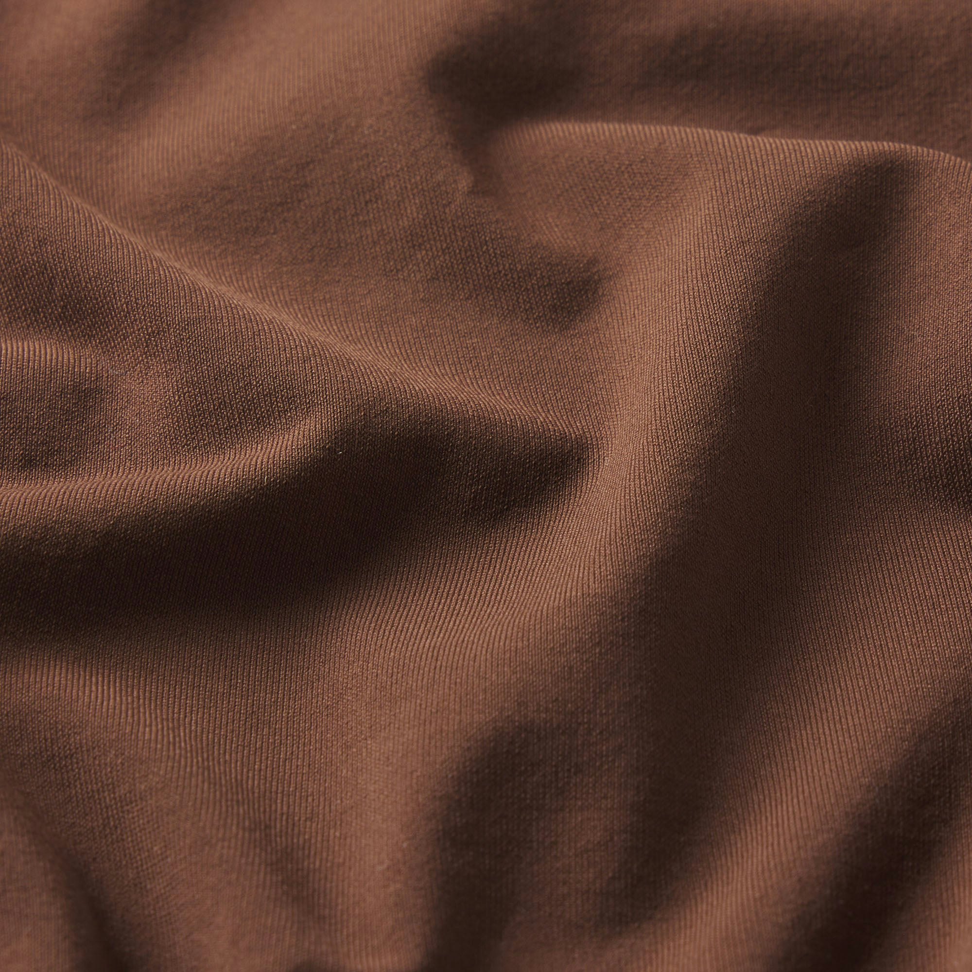 SOFT SMOOTHING SEAMLESS LONG SLEEVE T-SHIRT | COCOA ADDITIONAL FABRIC DETAILS | about this fabric 