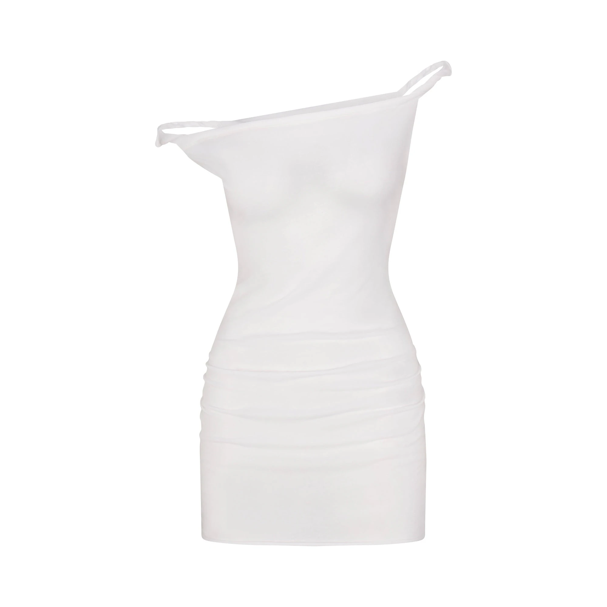 COTTON COVER-UPS SHORT DRESS | SNOW LAYS FLAT ON A WHITE BACKGROUND | FLT