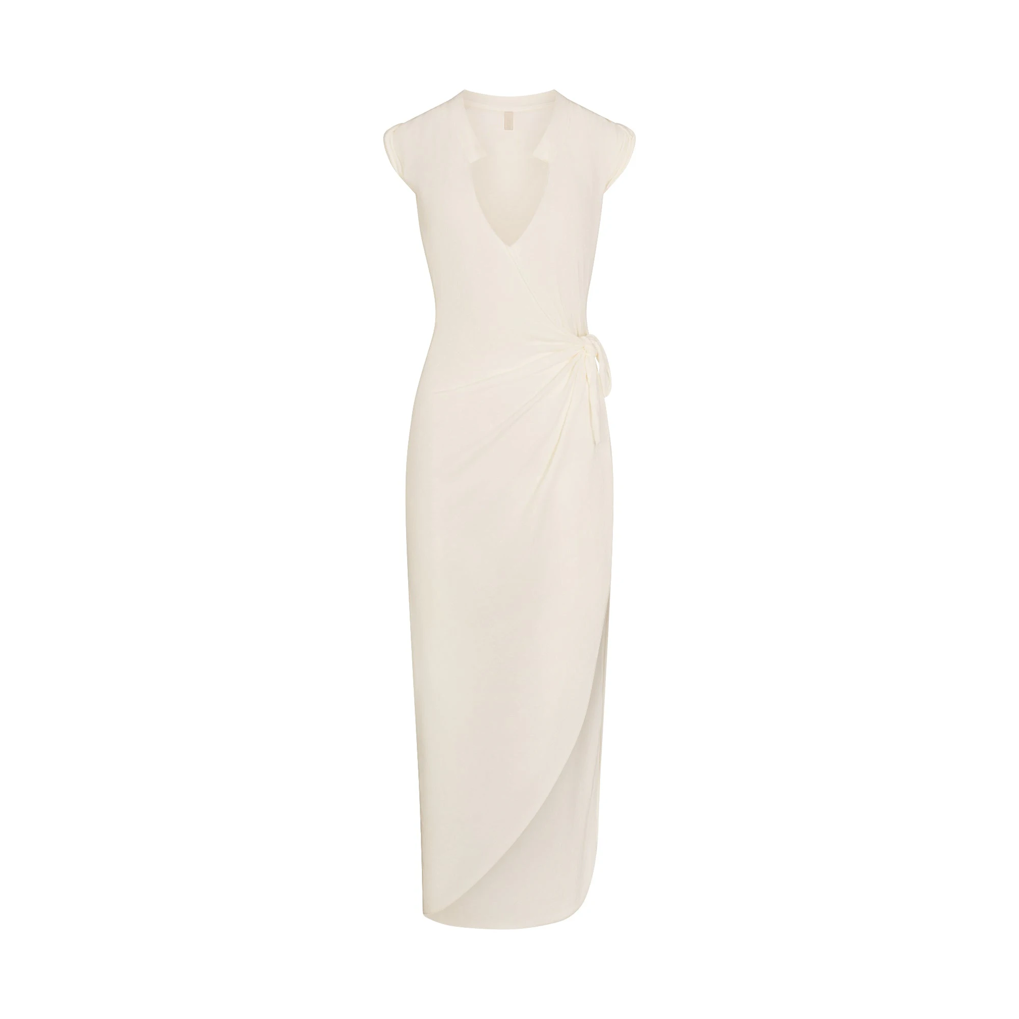 SKIMS Women's Cotton Jersey Cover-Up Dress - White - Size XL - Egret SKIMS Women's Cotton Jersey Cover-Up Dress - White - Size XL - Egret