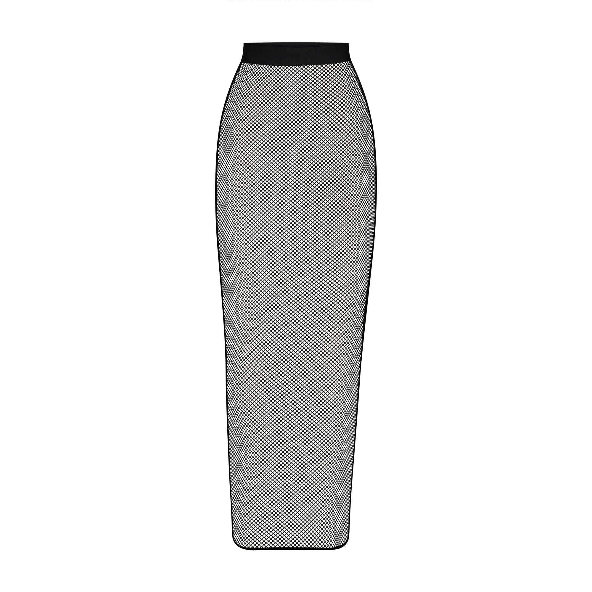 WARP KNIT COVER UP LONG TUBE SKIRT ONYX