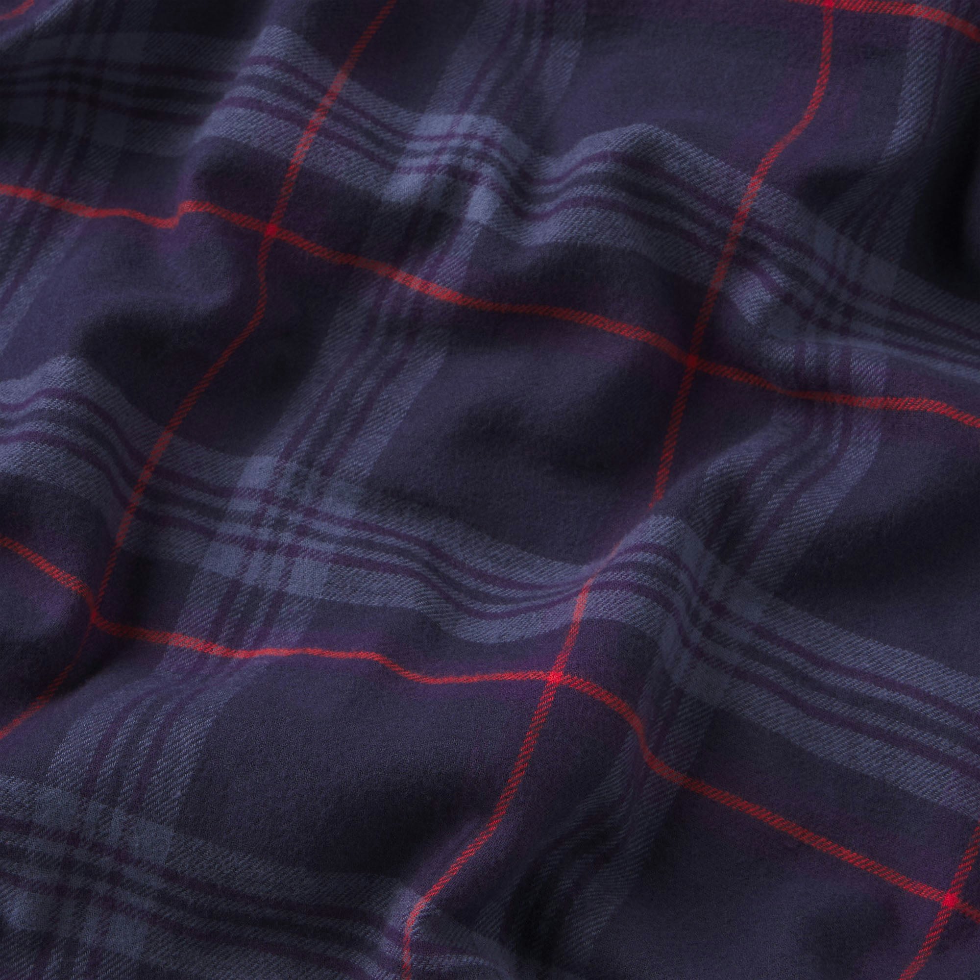 FLANNEL SLEEP MENS PANT | DAMSON LASER PLAID ADDITIONAL FABRIC DETAILS