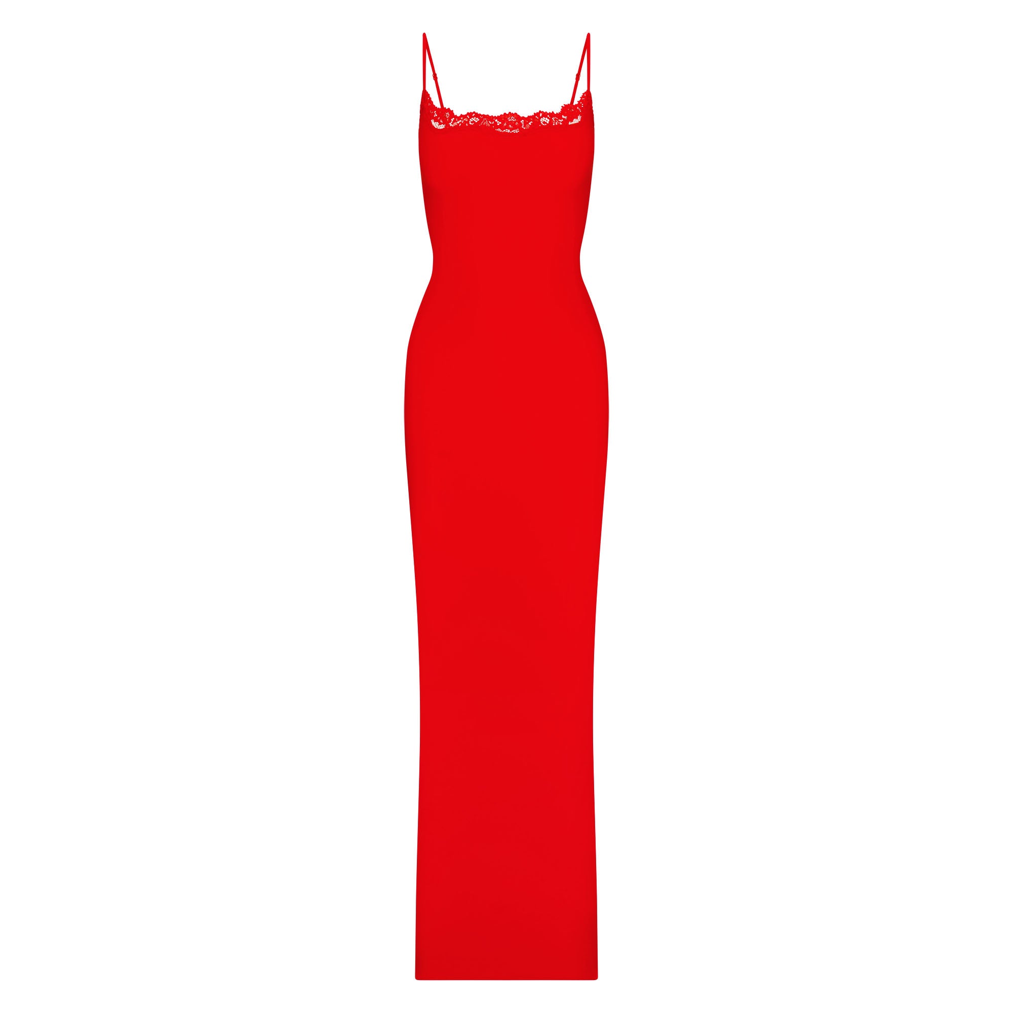 FITS EVERYBODY LACE LONG SLIP DRESS | CAYENNE