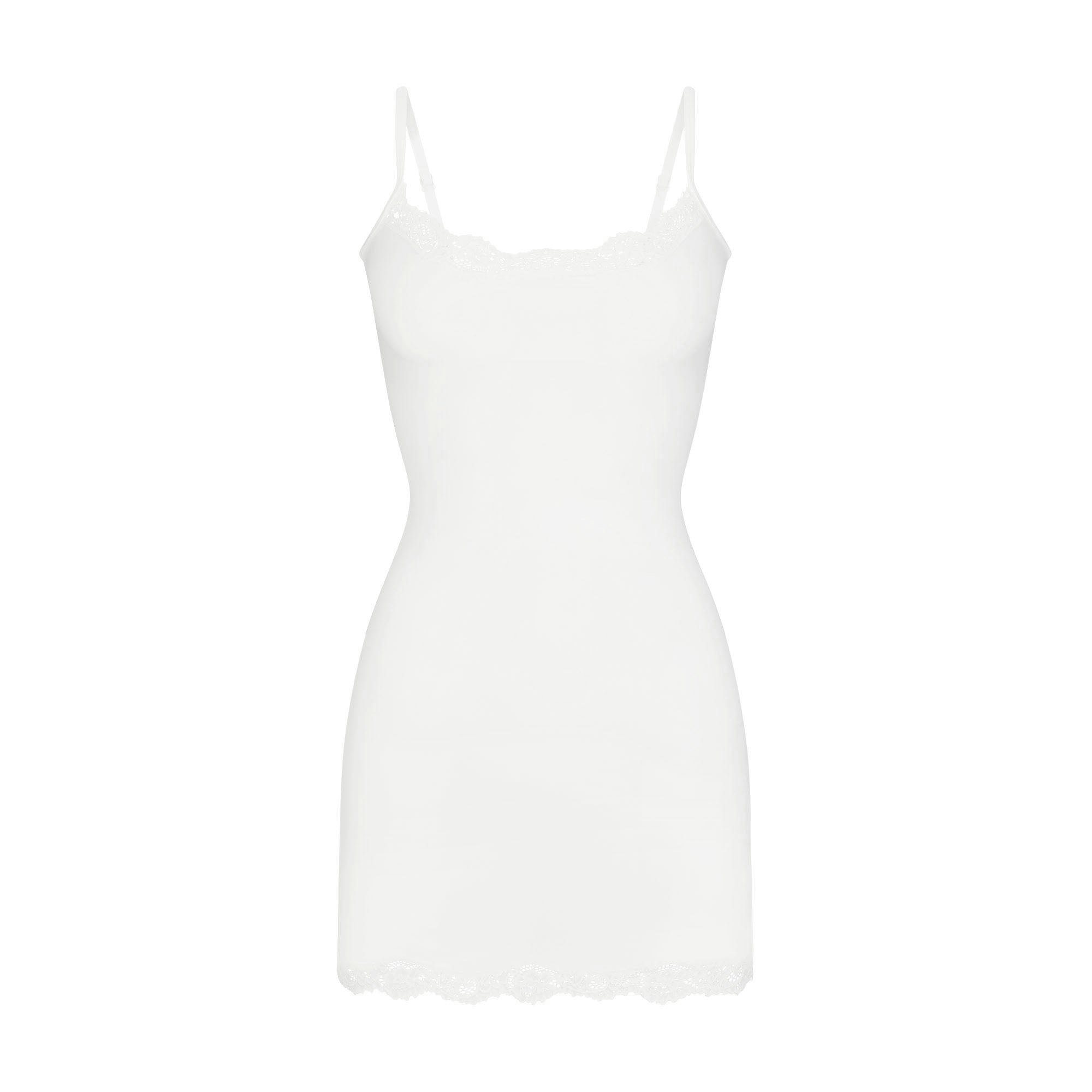 FITS EVERYBODY LACE SLIP DRESS | MARBLE (MINI DRESSES) LAYS FLAT ON A WHITE BACKGROUND