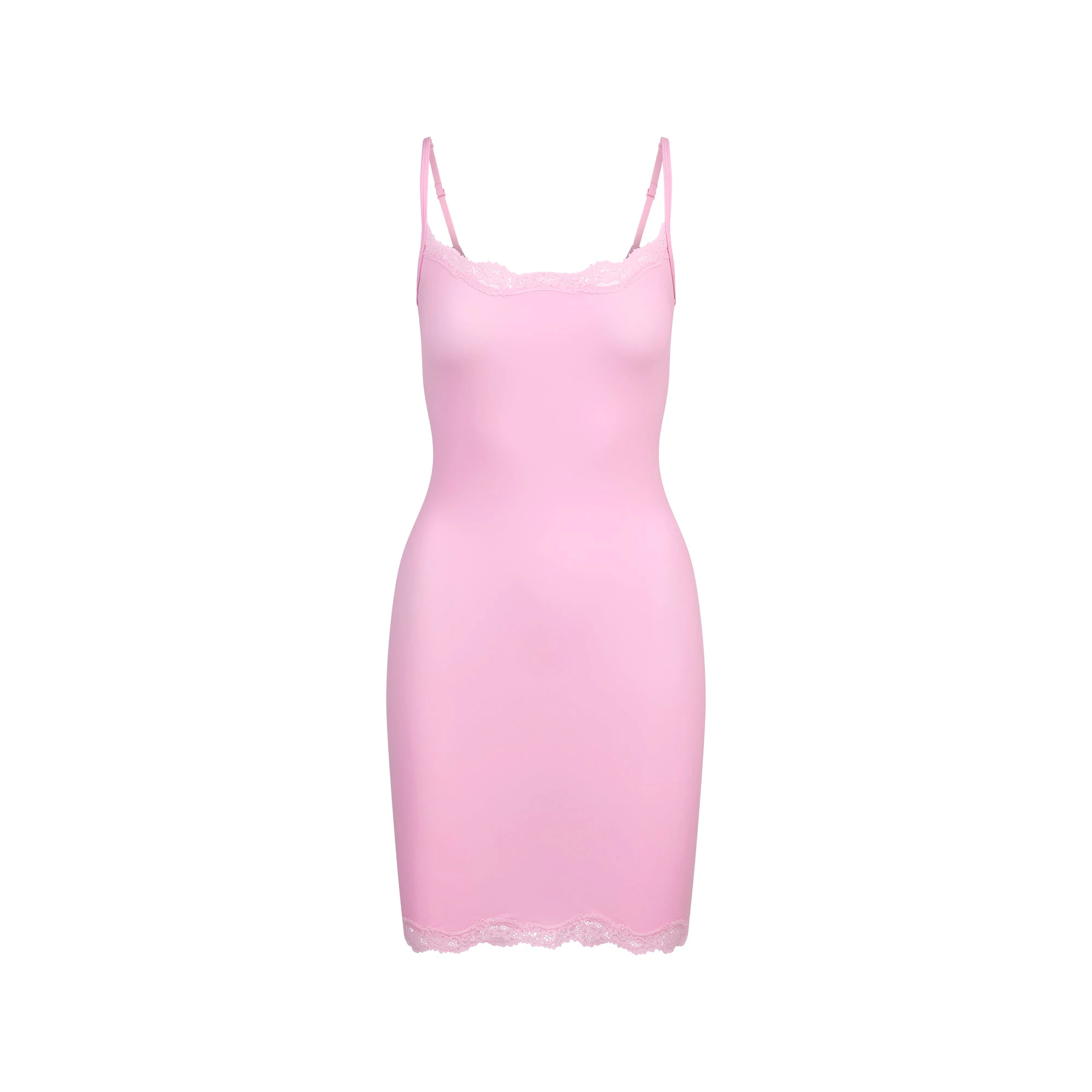 FITS EVERYBODY LACE SLIP DRESS | BUBBLE GUM TONAL | SKIMS FITS EVERYBODY LACE SLIP DRESS | BUBBLE GUM TONAL | SKIMS