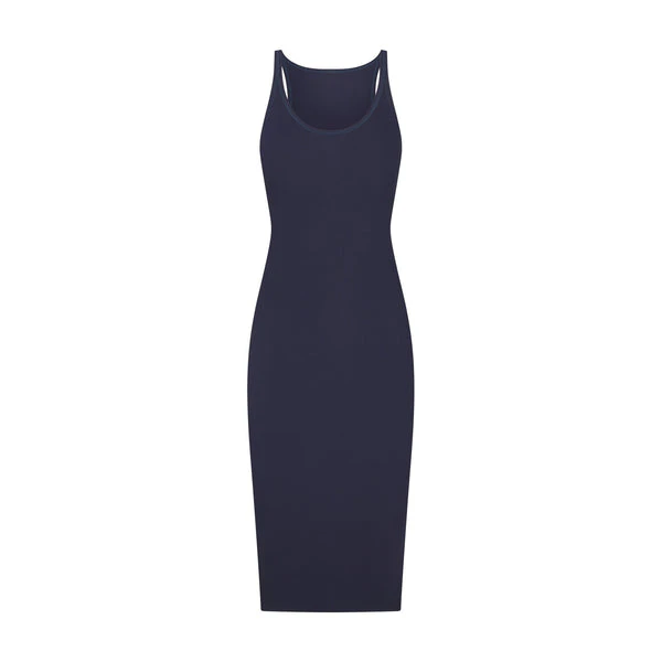 FITS EVERYBODY LACE LONG SLIP DRESS | ONYX | SKIMS
