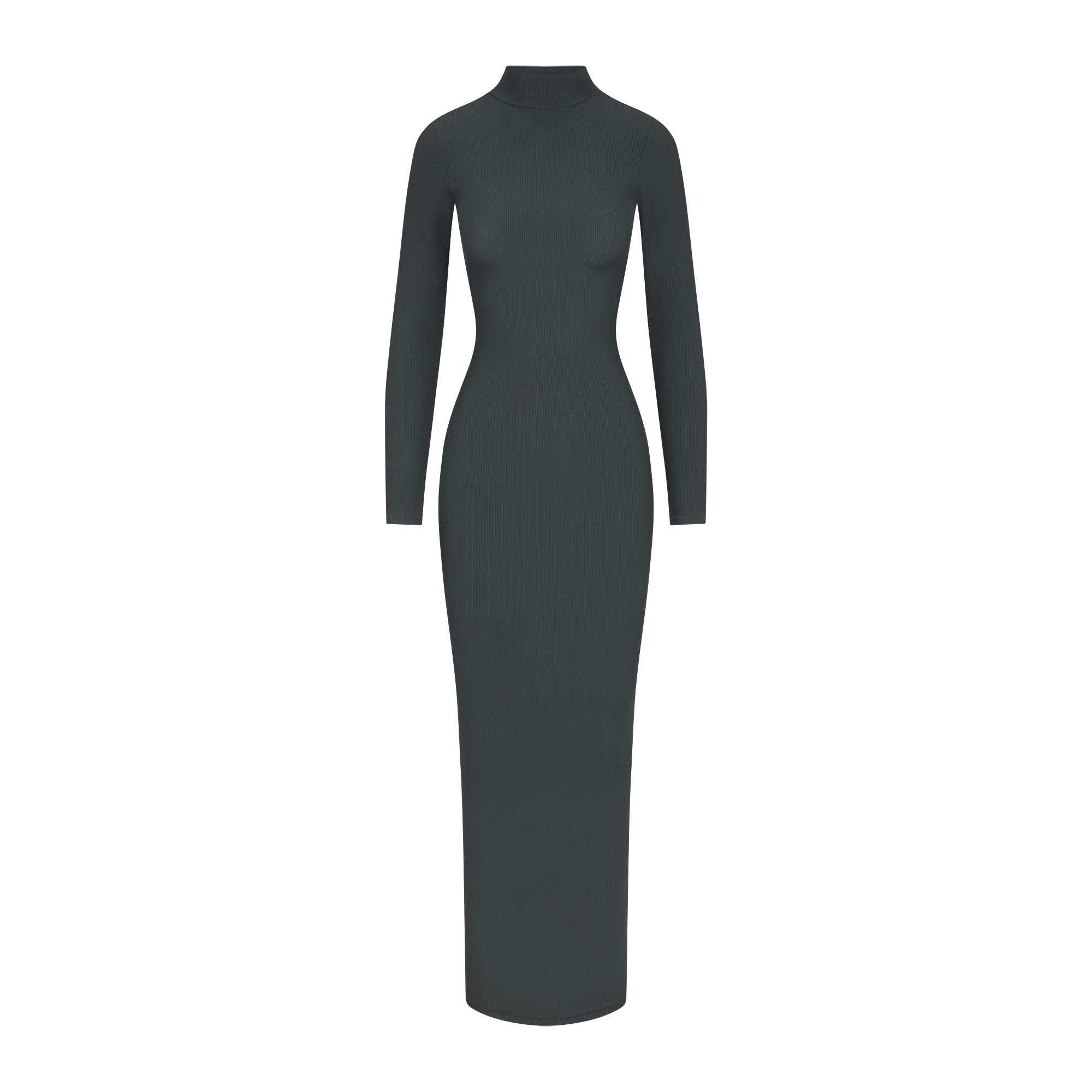 Turtle neck long dress discount