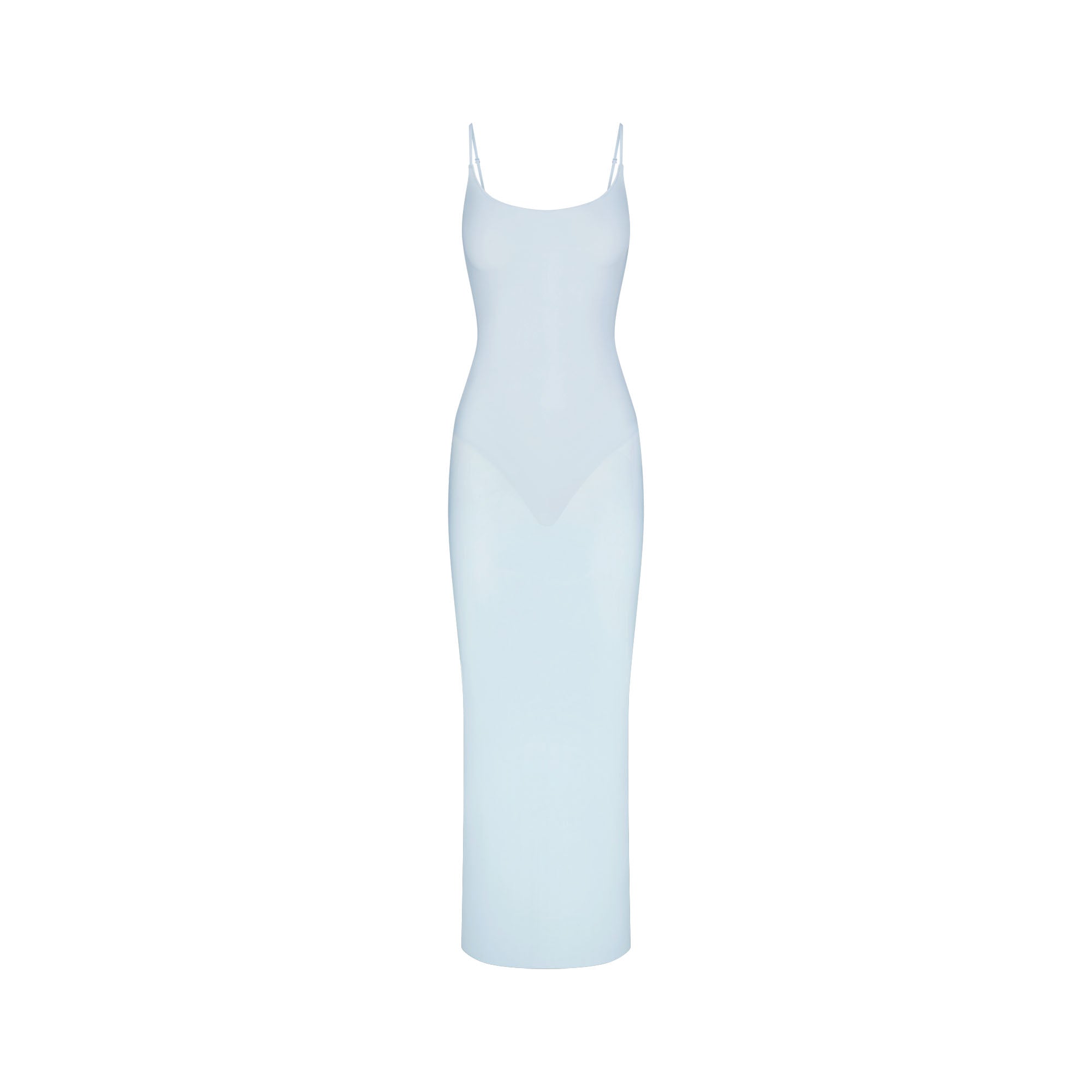 MILKY SHEER LOW BACK LONG DRESS | OPAL