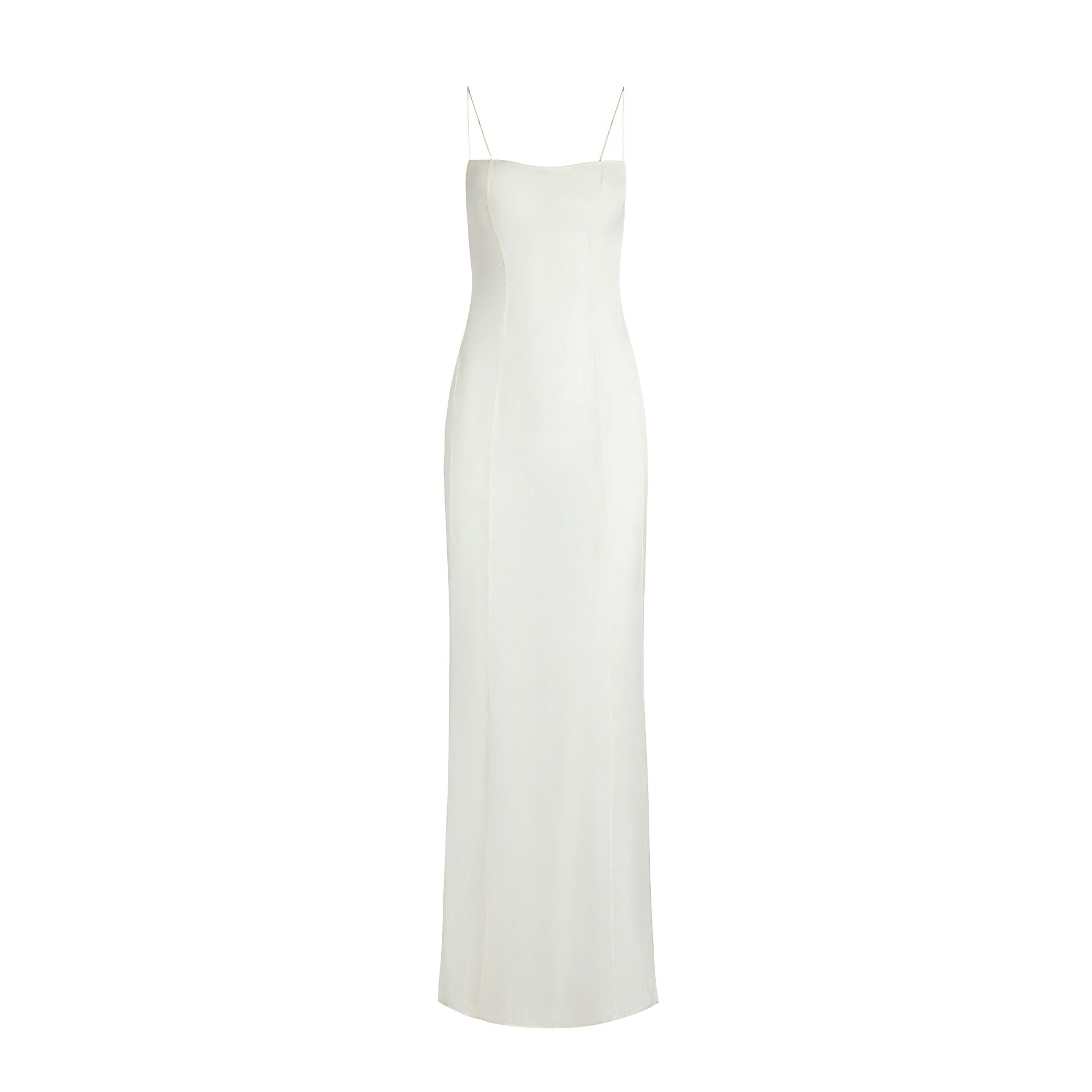SKIMS ROMANCE LONG SLIP DRESS | IVORY ADDITIONAL FABRIC DETAILS