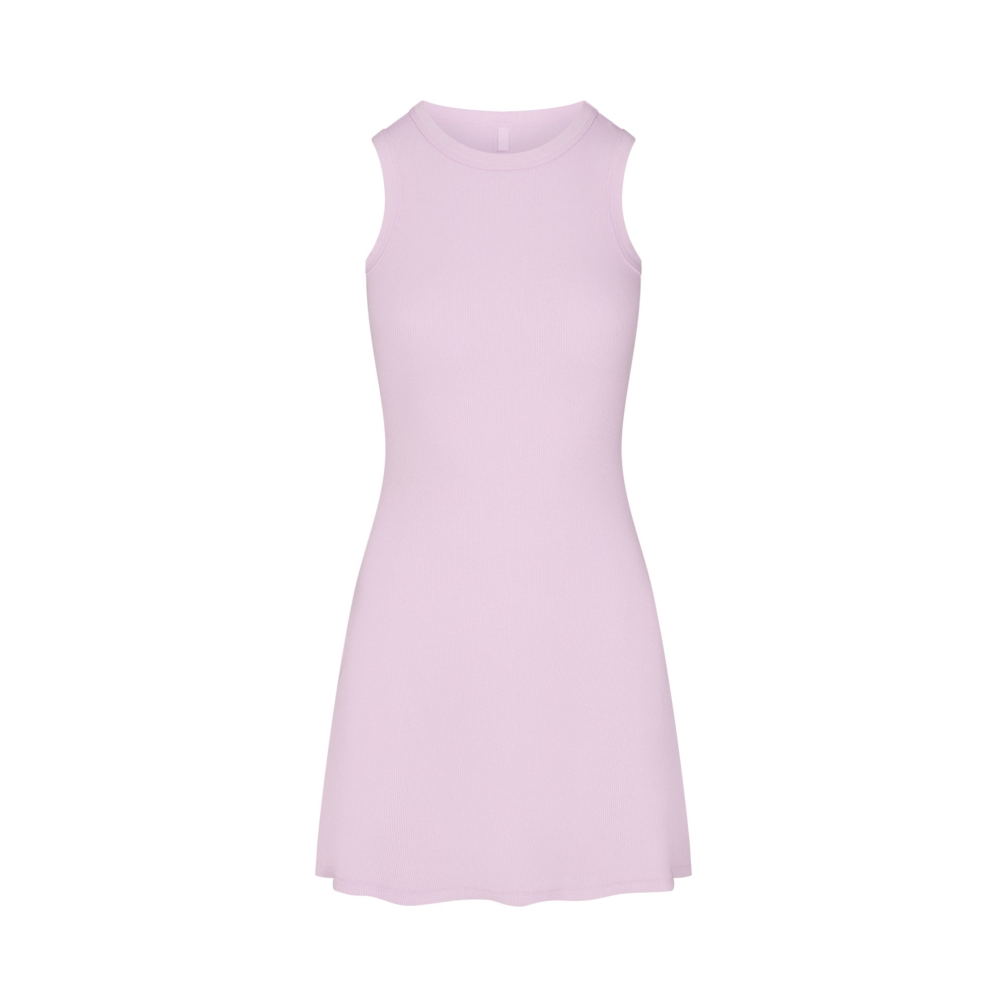 SKIMS キャミワンピース リブ素材 ライトパープル M COTTON RIB TANK