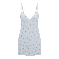 VELVET LACE SLIP DRESS