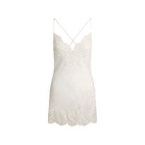 SKIMS ROMANCE LACE MINI SLIP DRESS