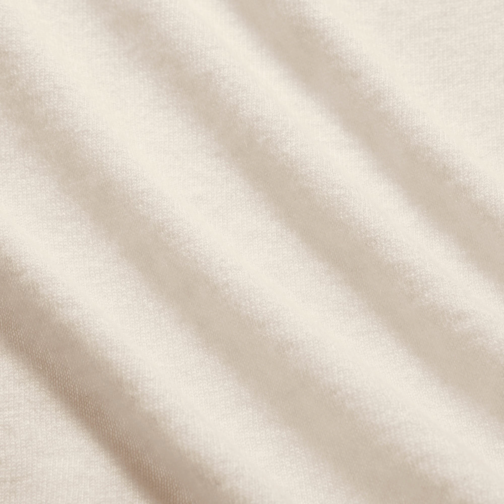 FEATHERWEIGHT CASHMERE HENLEY MINI DRESS | EGRET ADDITIONAL FABRIC DETAILS | about this fabric