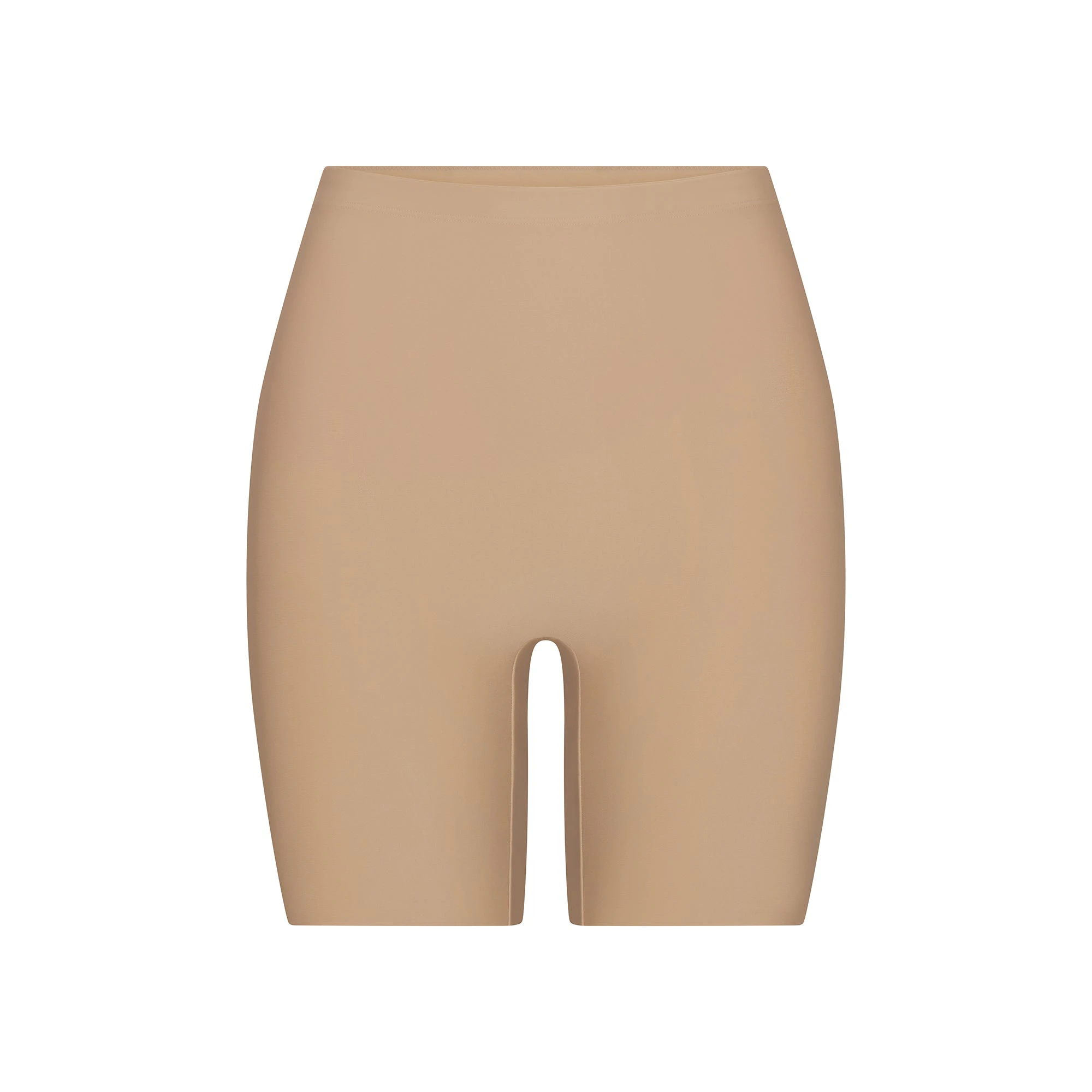 SKIMS BODY BUTT ENHANCING PADDED SHORT | CLAY FLAT ON A WHITE BACKGROUND | FLT | FLT