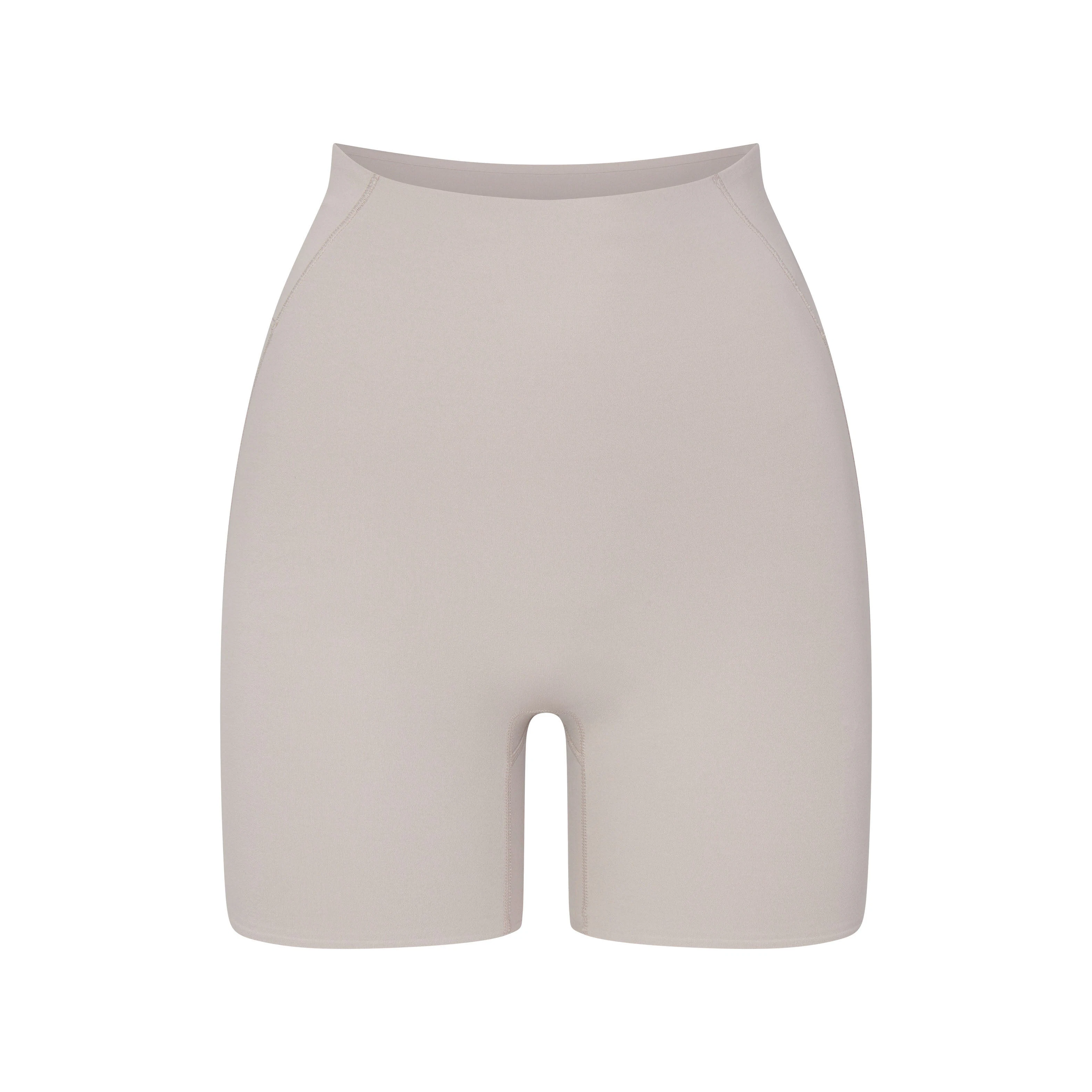 NikeSKIMS STUDIO STRETCH 5" BIKER SHORT | LINENLAYS FLAT ON A WHITE BACKGROUND | FLT