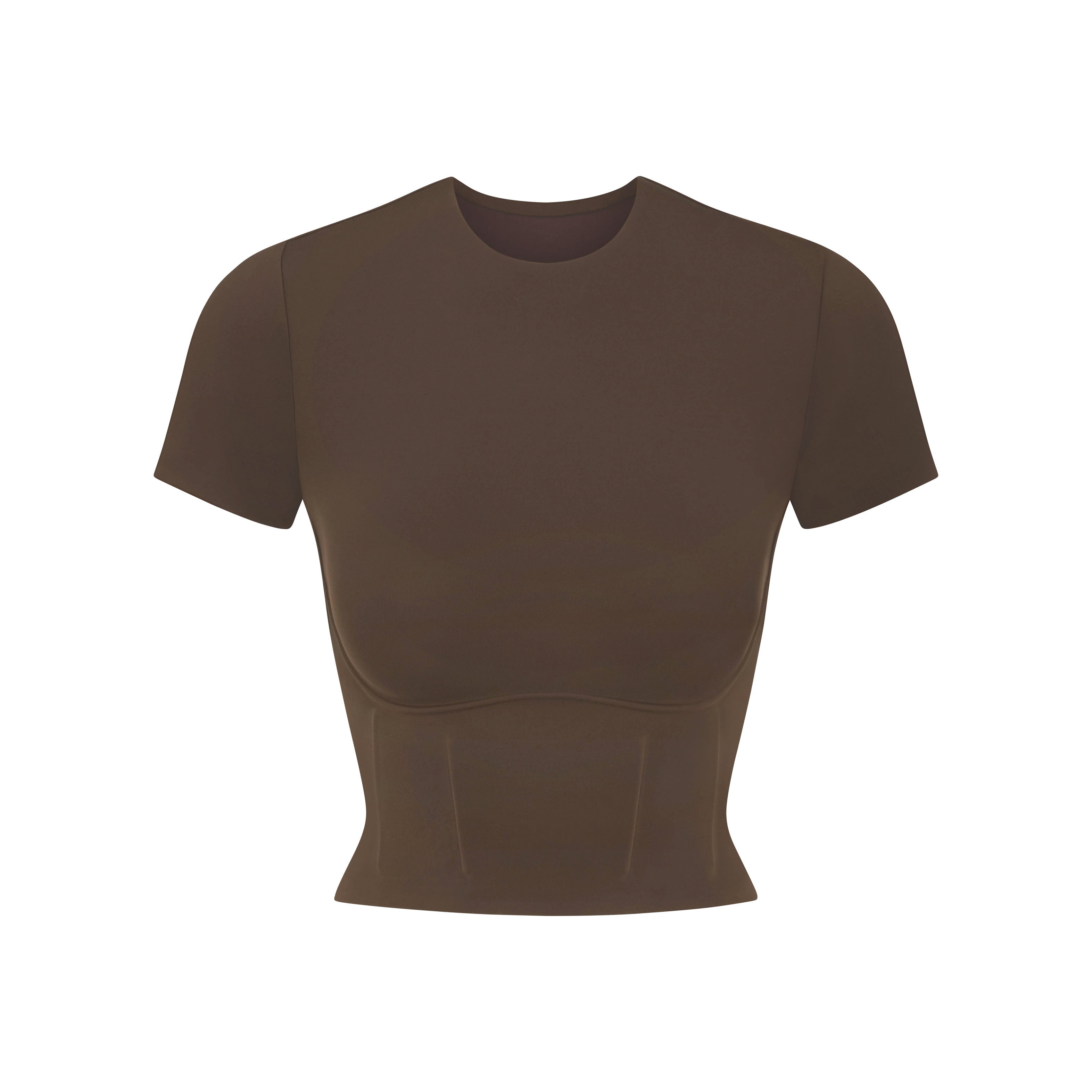 CROPPED CORSET TEE