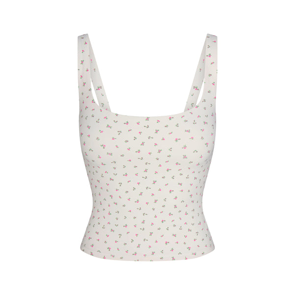 NikeSKIMS Matteプリント ロングライン コルセット ブラ S NikeSKIMS MATTE LONGLINE CORSET BRA | DITSY FLORAL PRINT | SKIMS