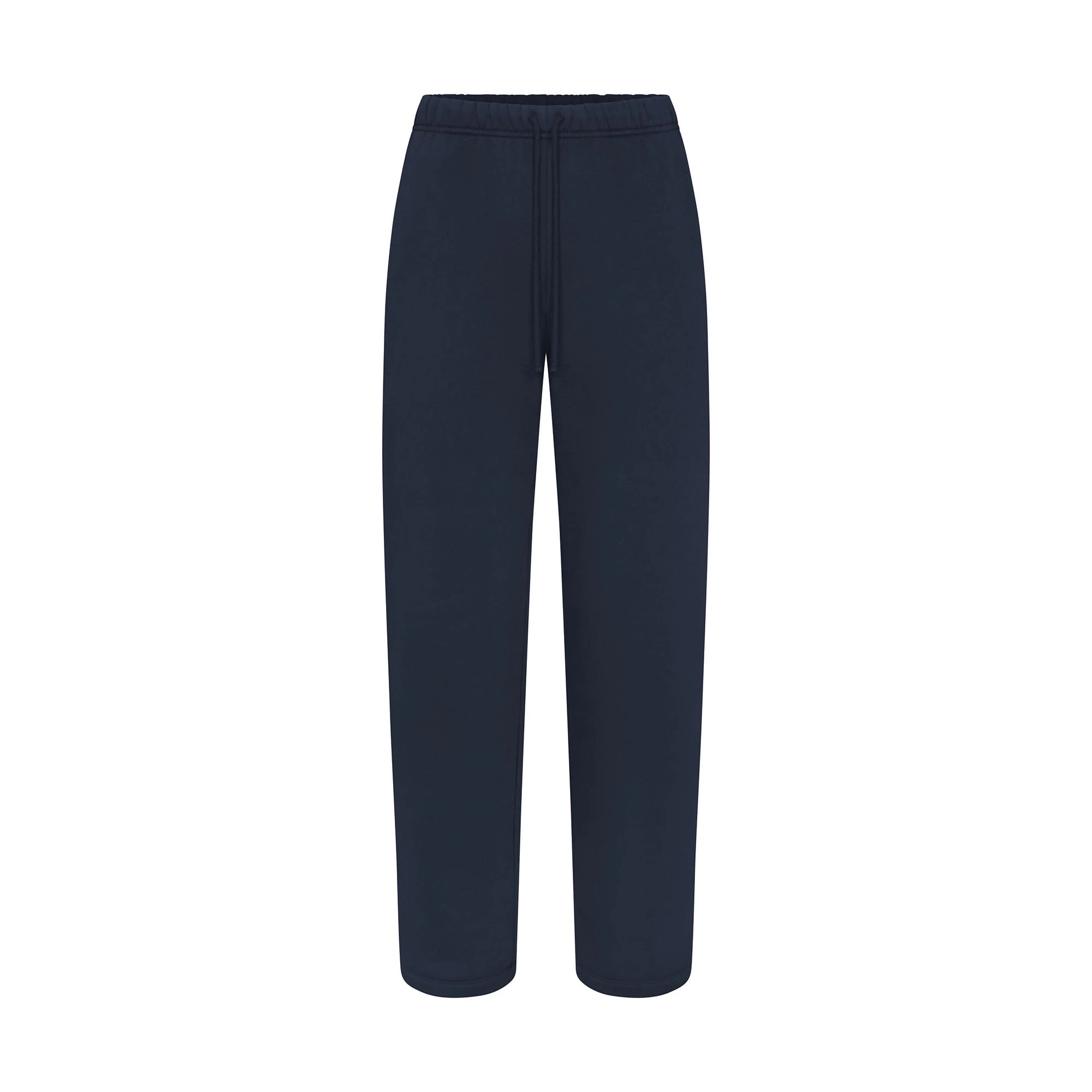 FLEECE LOUNGE MENS CLASSIC STRAIGHT LEG PANT | NAVYFLAT ON A WHITE BACKGROUND | FLT