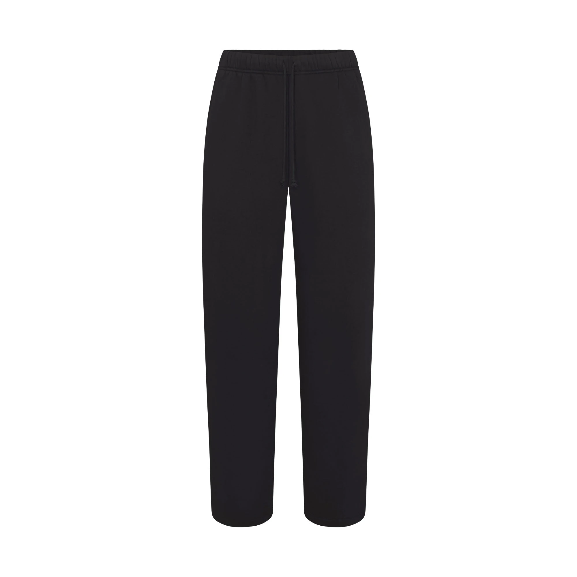 FLEECE LOUNGE MENS CLASSIC STRAIGHT LEG PANT | WASHED ONYX (MENS SHORTS) FLAT ON A WHITE BACKGROUND | FLT
