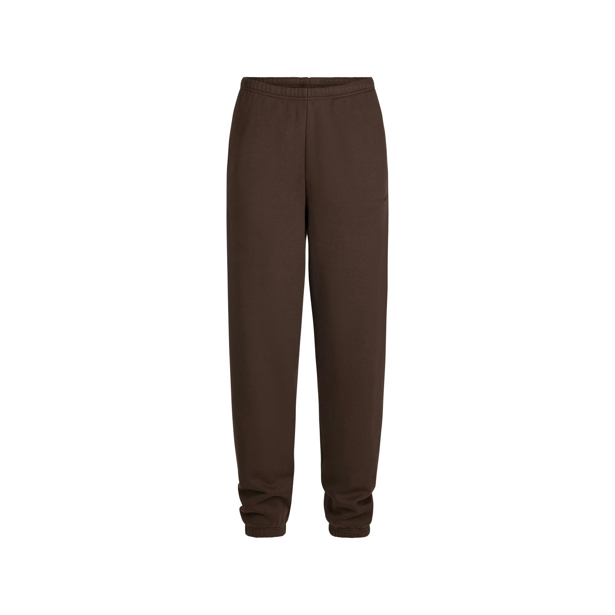 COTTON FLEECE CLASSIC JOGGER | DARK SEPIA FLAT ON A WHITE BACKGROUND | FLT