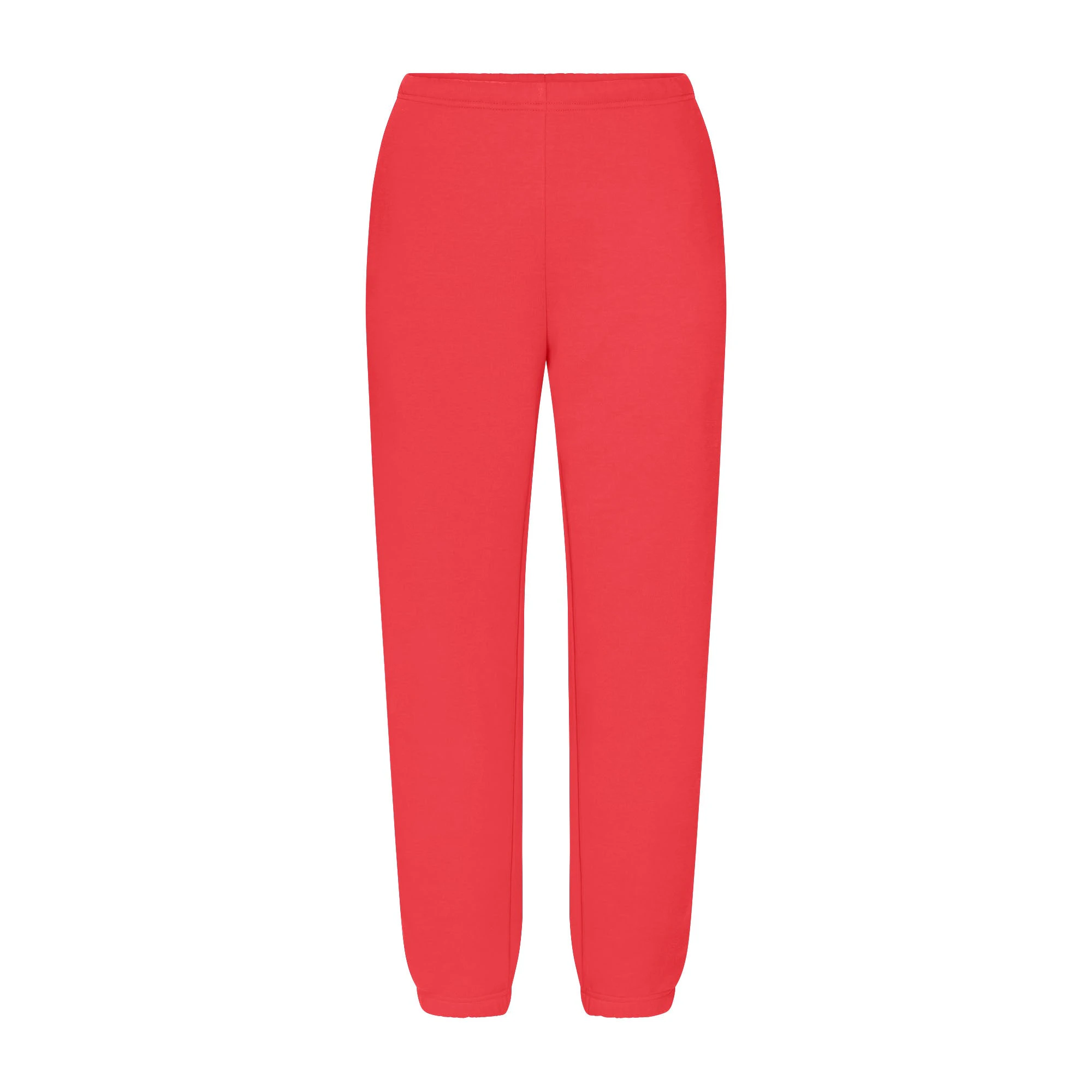 COTTON FLEECE CLASSIC JOGGER | WASHED RED FLAT ON A WHITE BACKGROUND | FLT