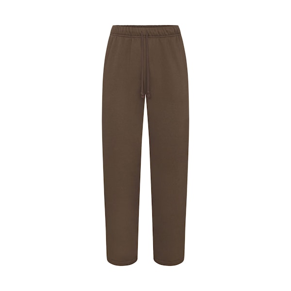 FLEECE LOUNGE MENS CLASSIC STRAIGHT LEG PANT | DRIFTWOOD FLAT ON A WHITE BACKGROUND | FLT