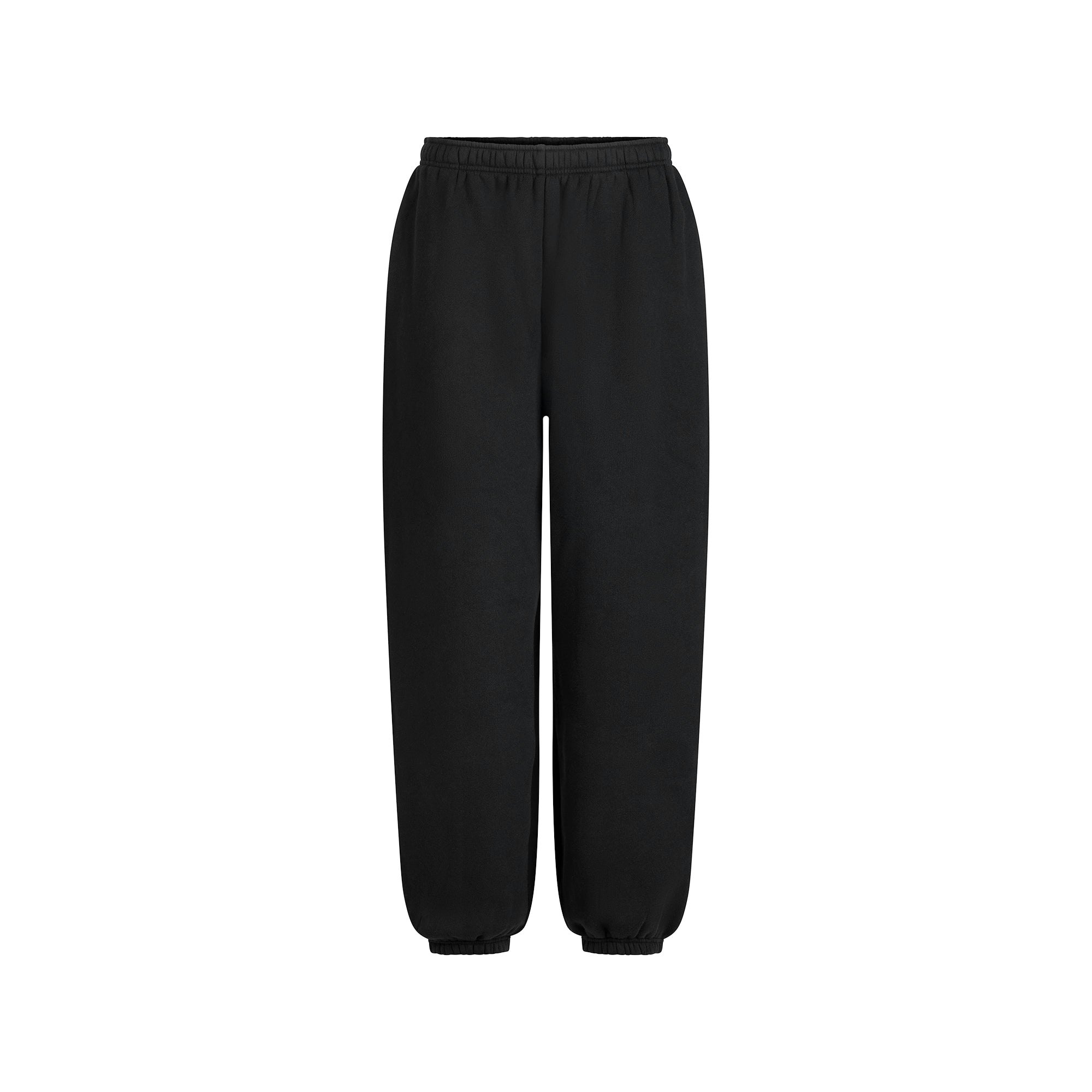 HEAVYWEIGHT FLEECE OVERSIZED JOGGER | ONYX FLAT ON A WHITE BACKGROUND | FLT