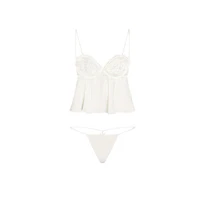 BABYDOLL TOP AND STRING THONG SET