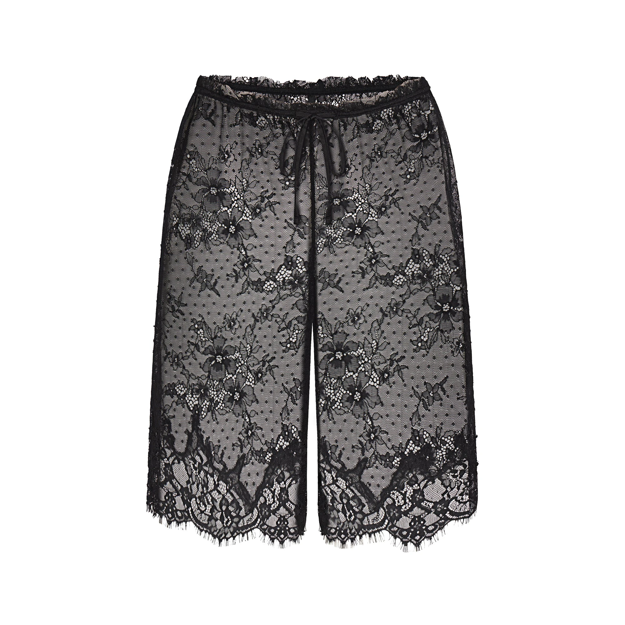 ULTRA FINE LACE SHORT | OBSIDIAN FLAT ON A WHITE BACKGROUND | FLT